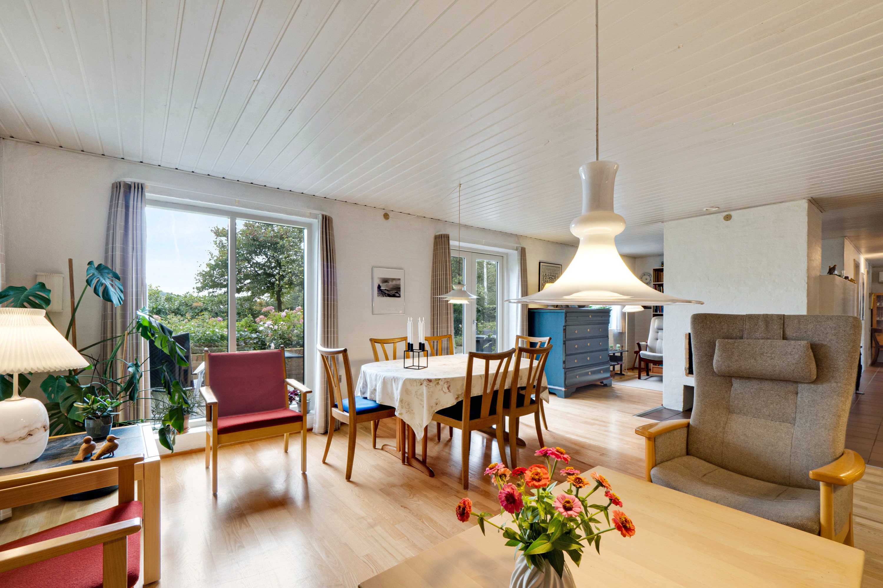 Fremhævet stue billede i fuldskærmstilstand. Billede af Engen 2, Øster Jølby, 7950 Erslev