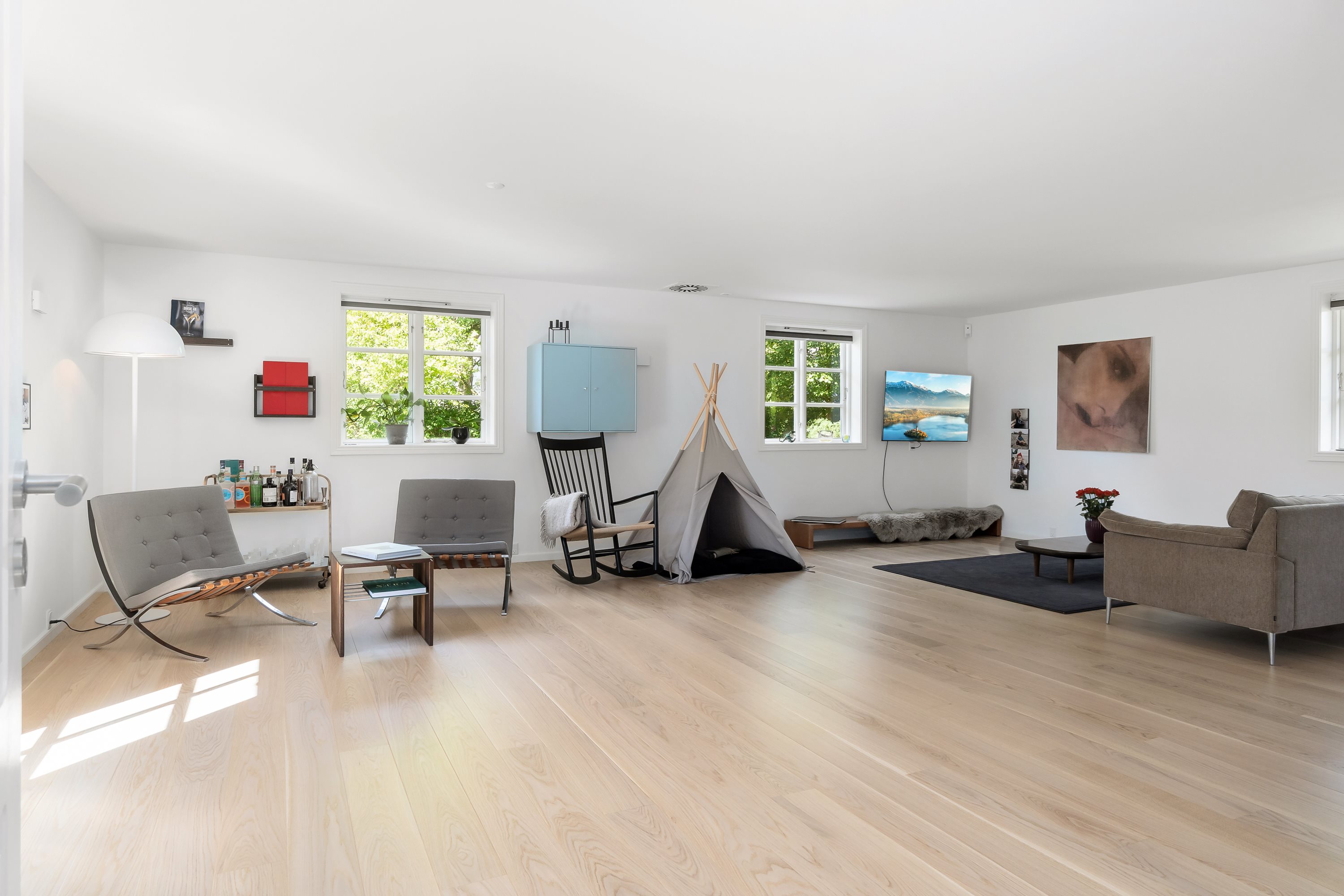 Fremhævet stue billede i fuldskærmstilstand. Billede af Ærtebjergvej 19, Tjæreby, 4230 Skælskør