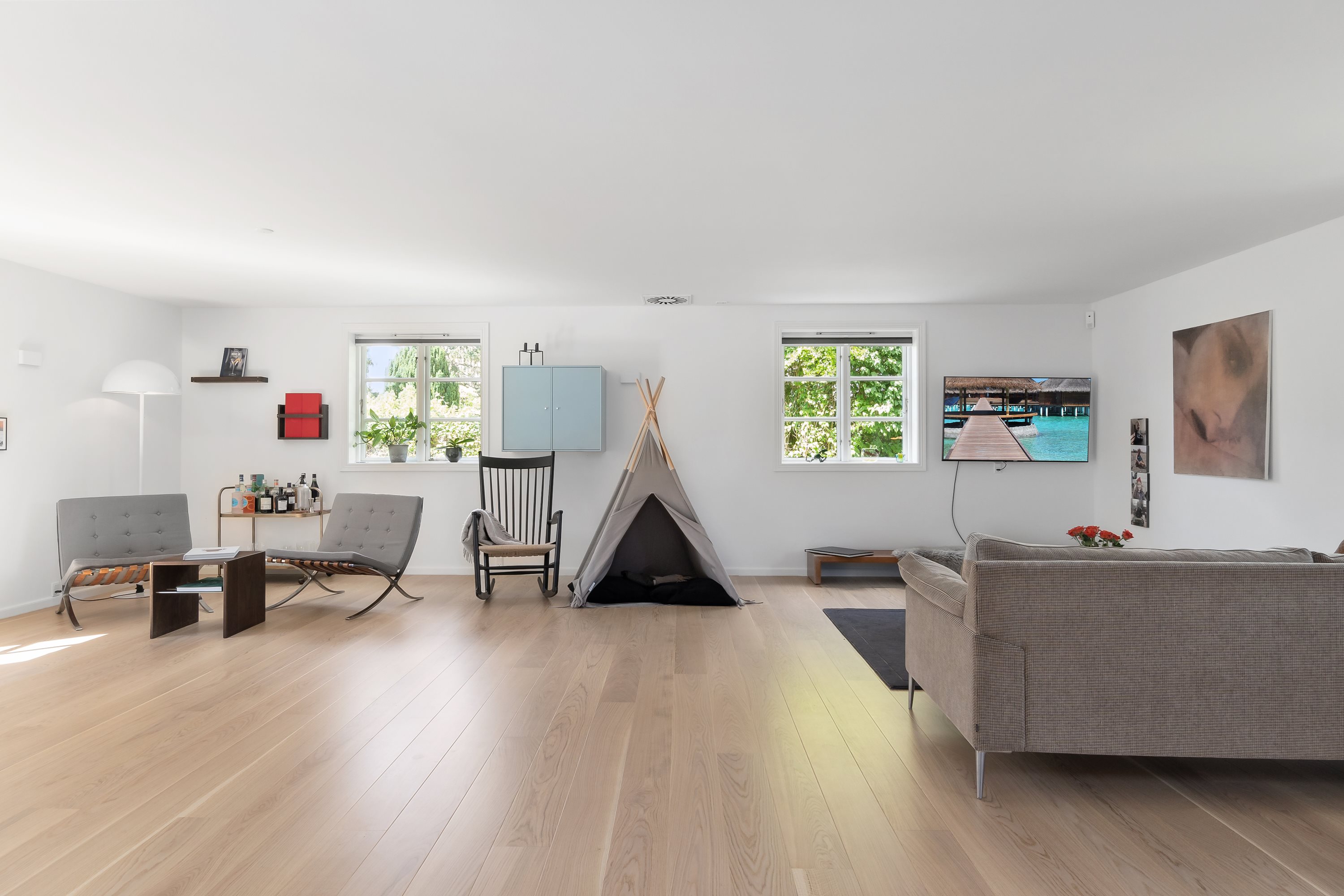 Fremhævet stue billede i fuldskærmstilstand. Billede af Ærtebjergvej 19, Tjæreby, 4230 Skælskør