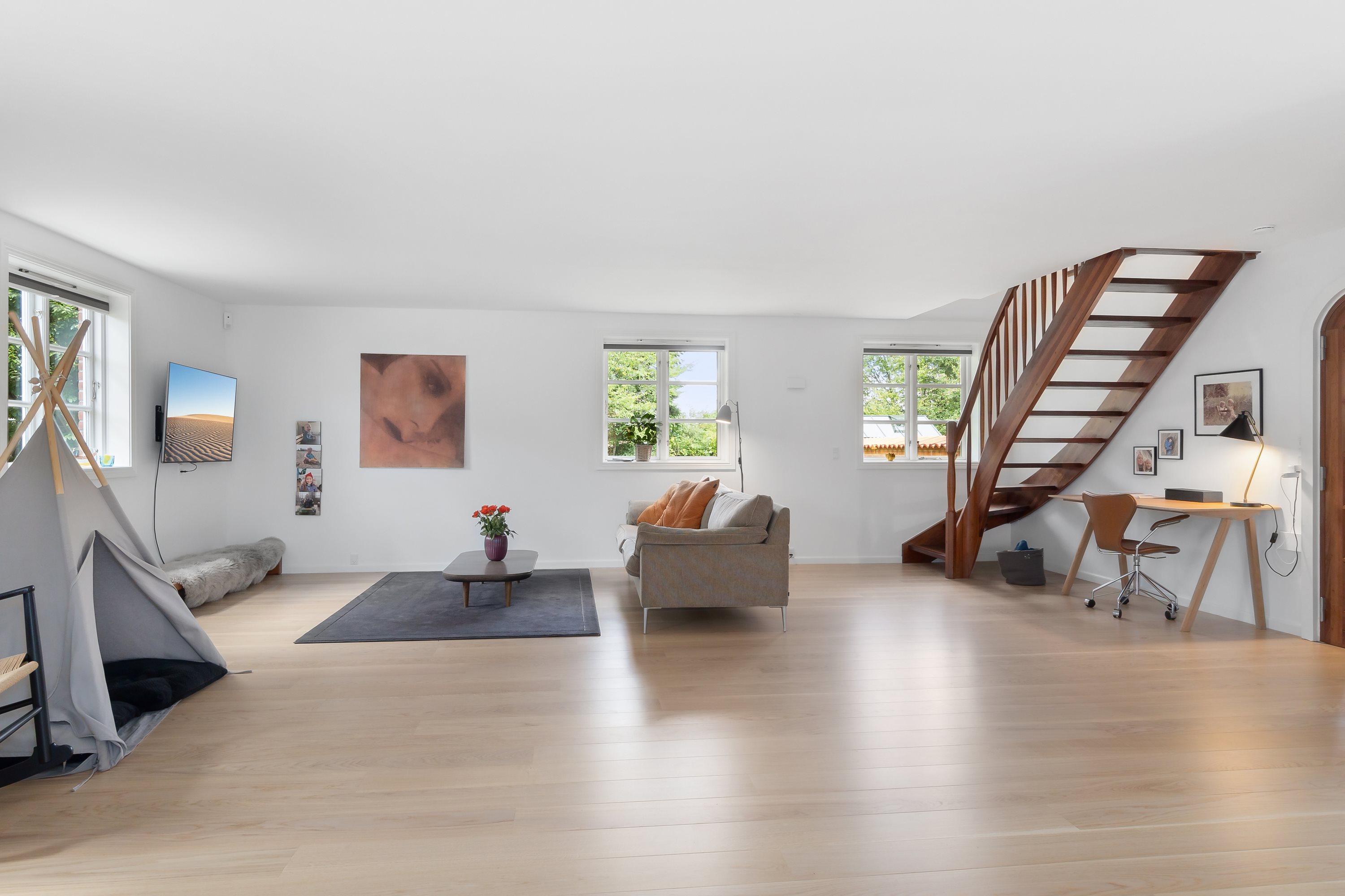 Fremhævet stue billede i fuldskærmstilstand. Billede af Ærtebjergvej 19, Tjæreby, 4230 Skælskør