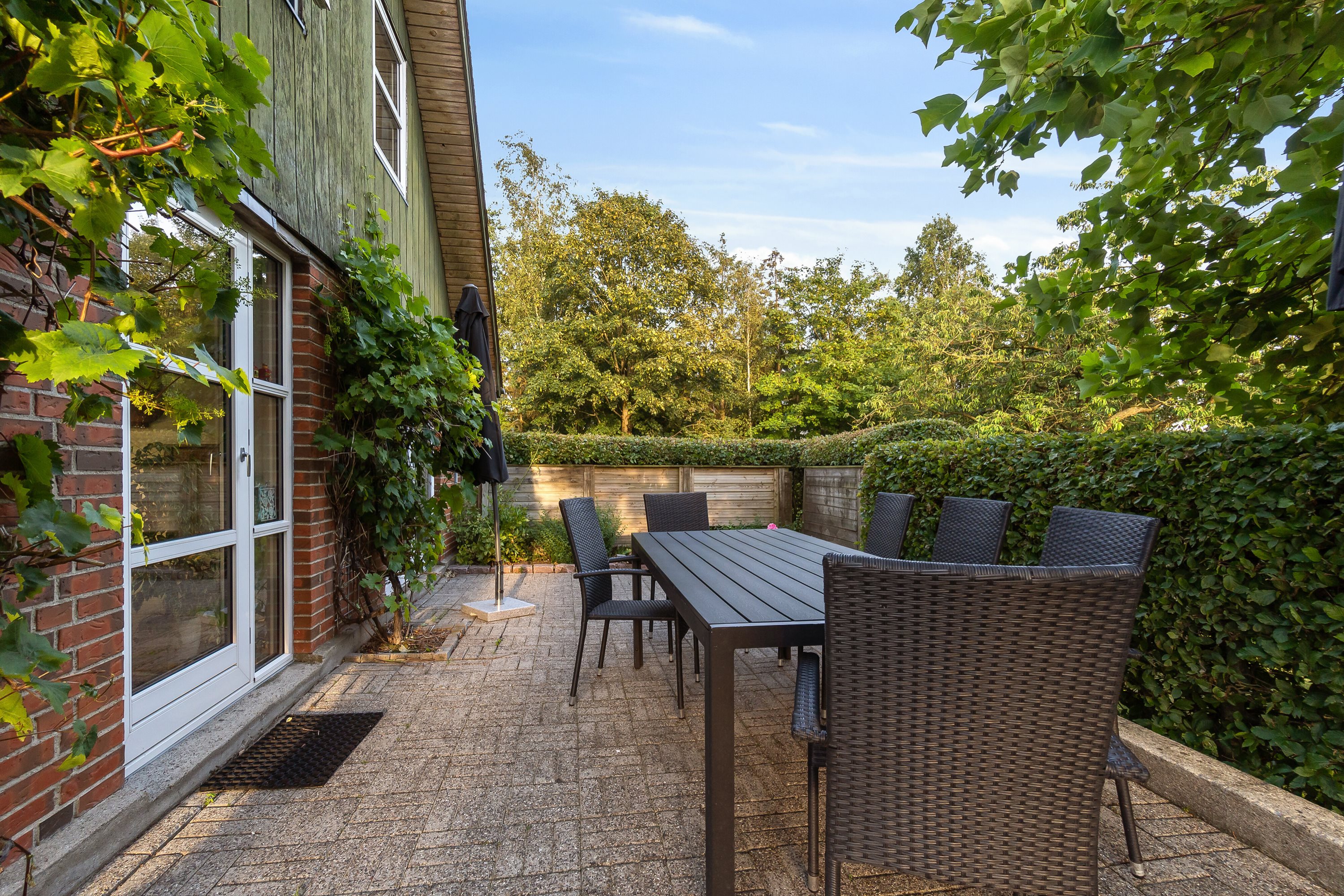 Fremhævet terrasse billede i fuldskærmstilstand. Billede af Linalyst 7, 9610 Nørager