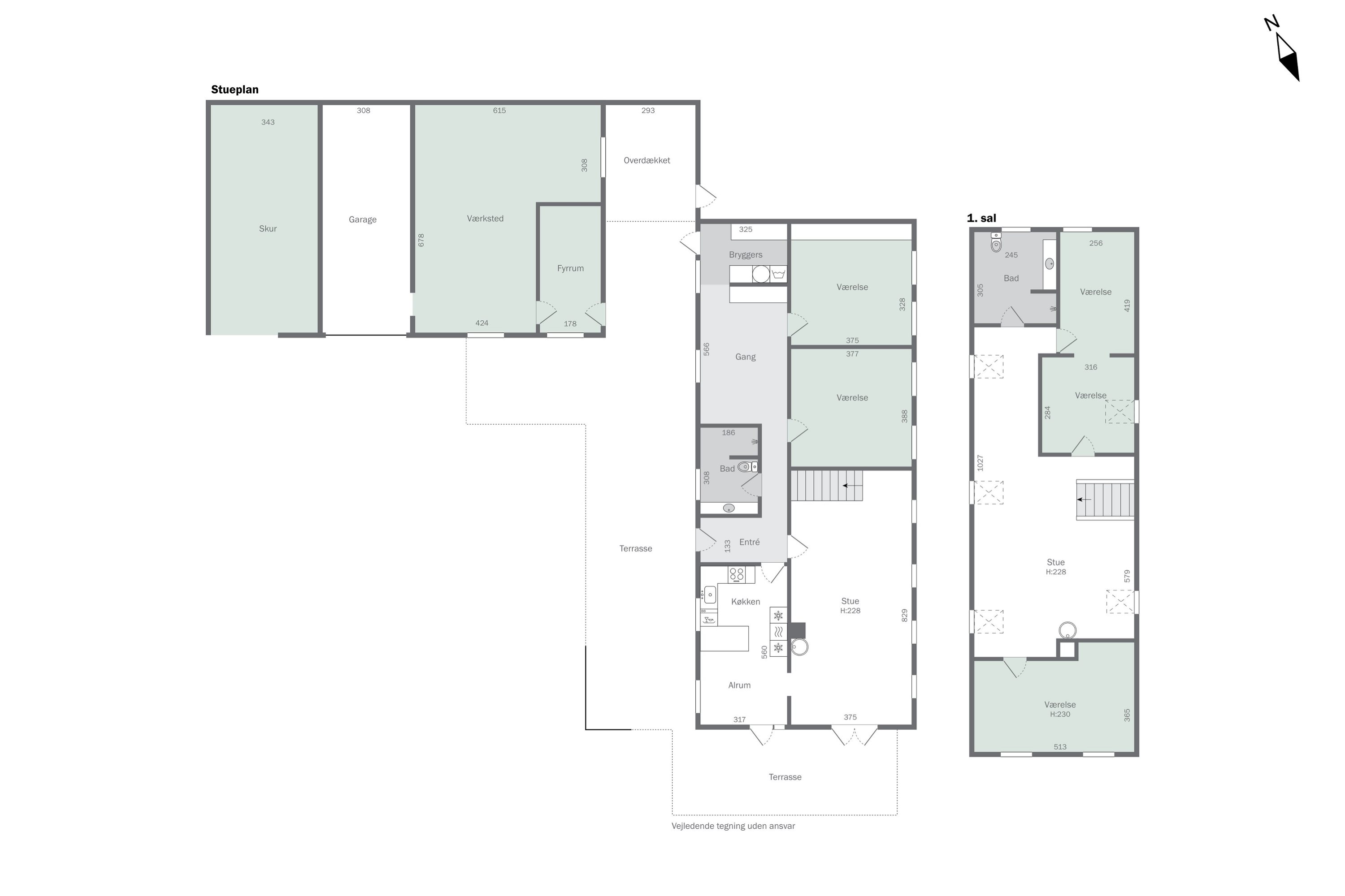 Plantegninger billede af Linalyst 7, 9610 Nørager