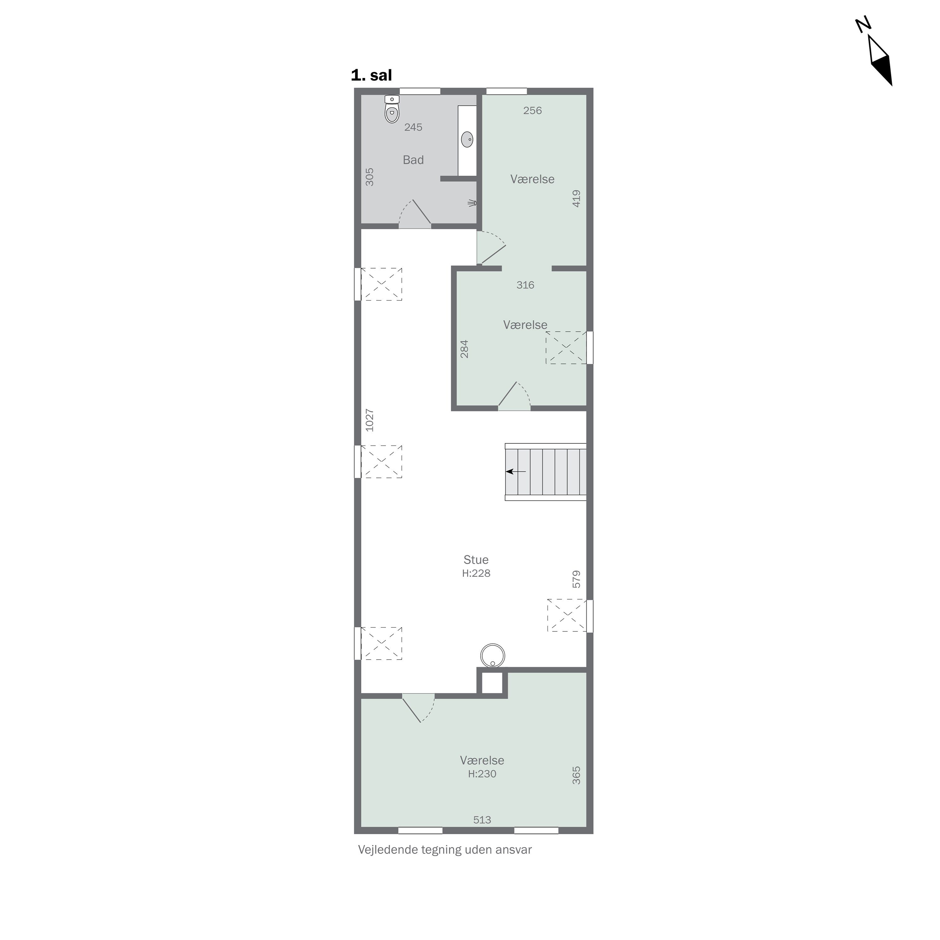 Plantegninger billede af Linalyst 7, 9610 Nørager