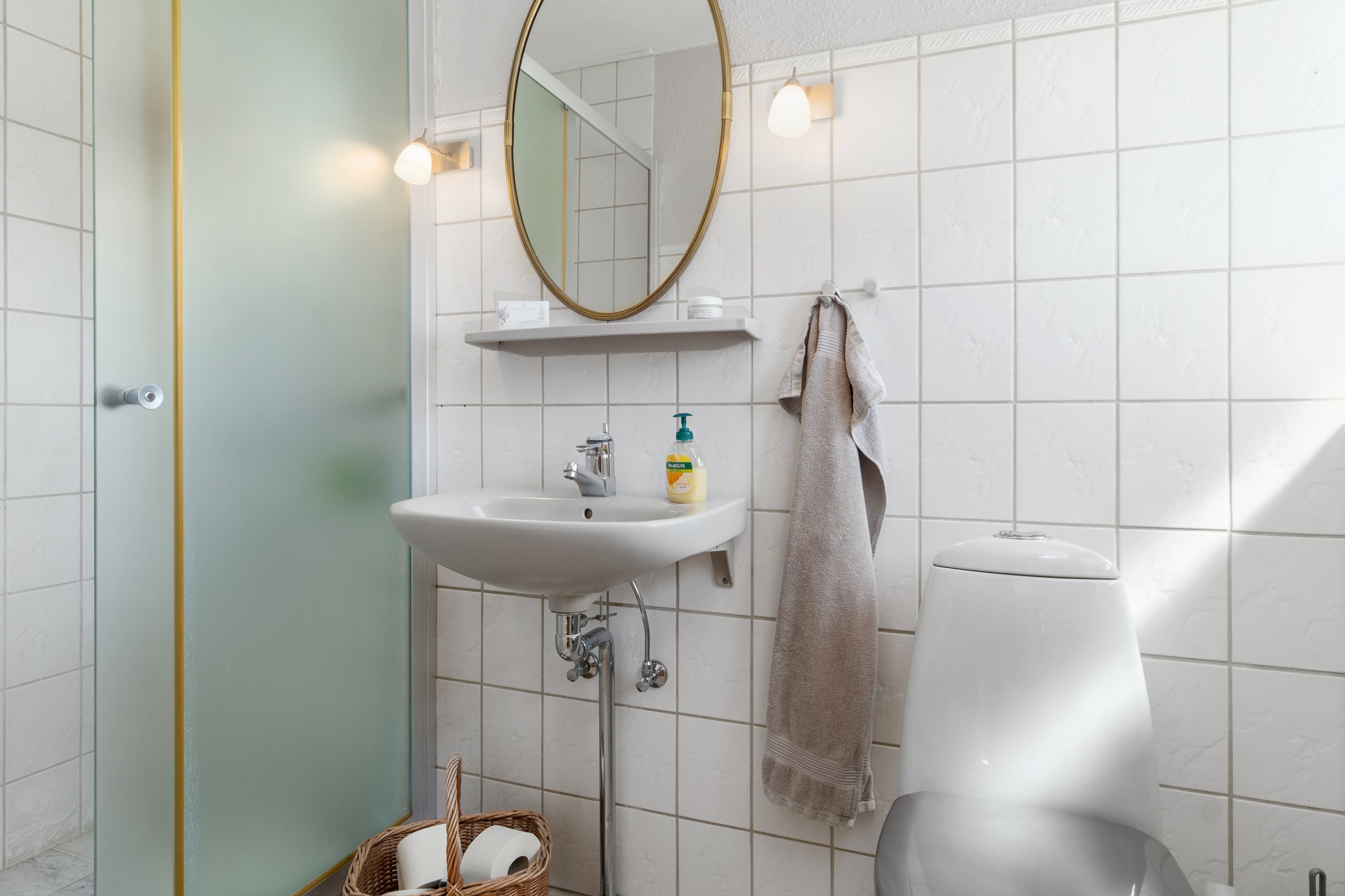 Fremhævet badeværelse billede i fuldskærmstilstand. Billede af Næbvej 25, 4720 Præstø