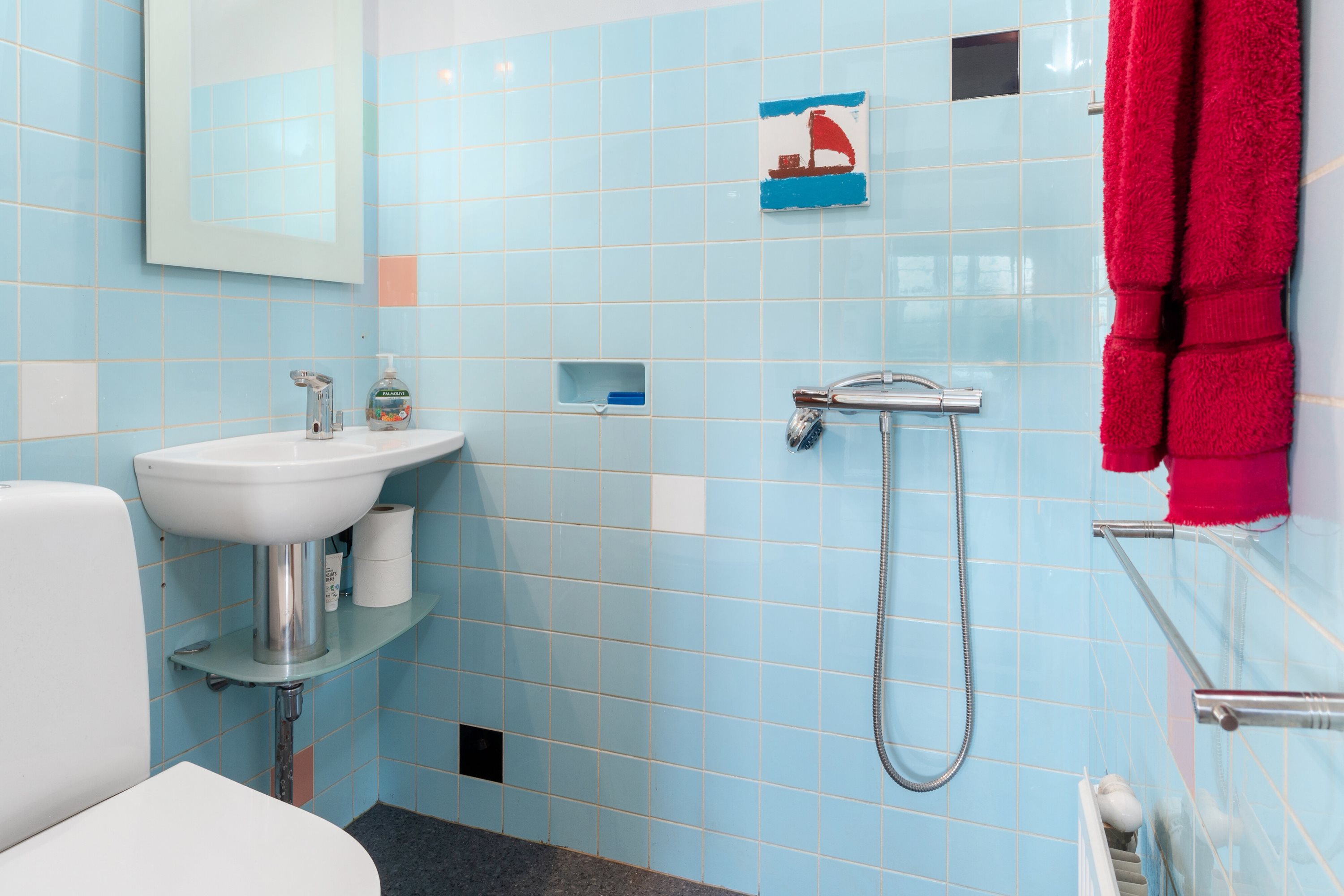 Fremhævet badeværelse billede i fuldskærmstilstand. Billede af Næbvej 25, 4720 Præstø