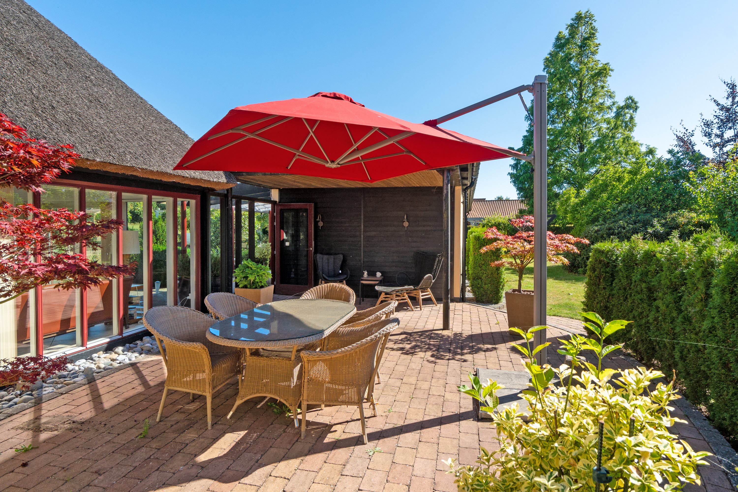 Fremhævet terrasse billede i fuldskærmstilstand. Billede af Næbvej 25, 4720 Præstø