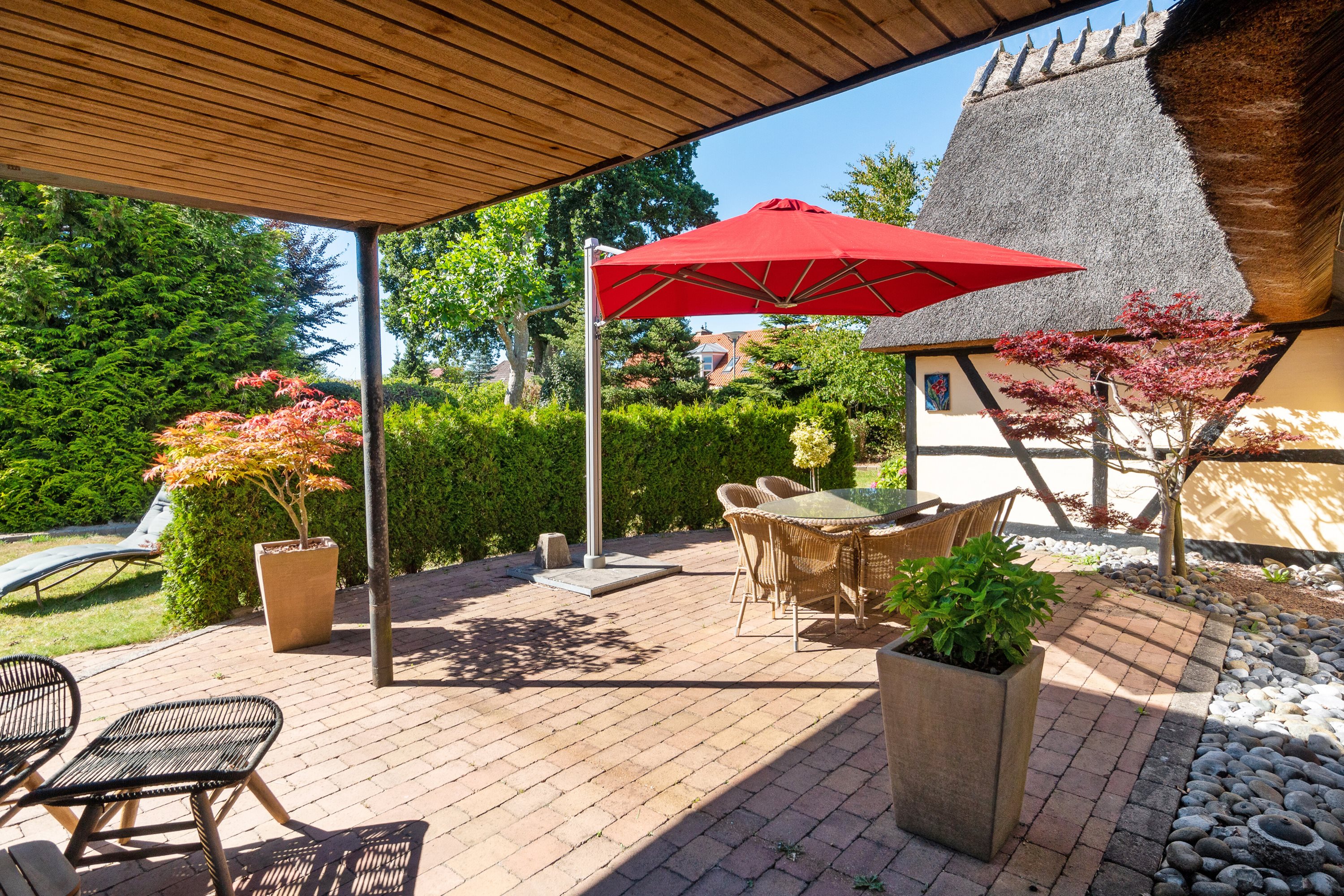 Fremhævet terrasse billede i fuldskærmstilstand. Billede af Næbvej 25, 4720 Præstø