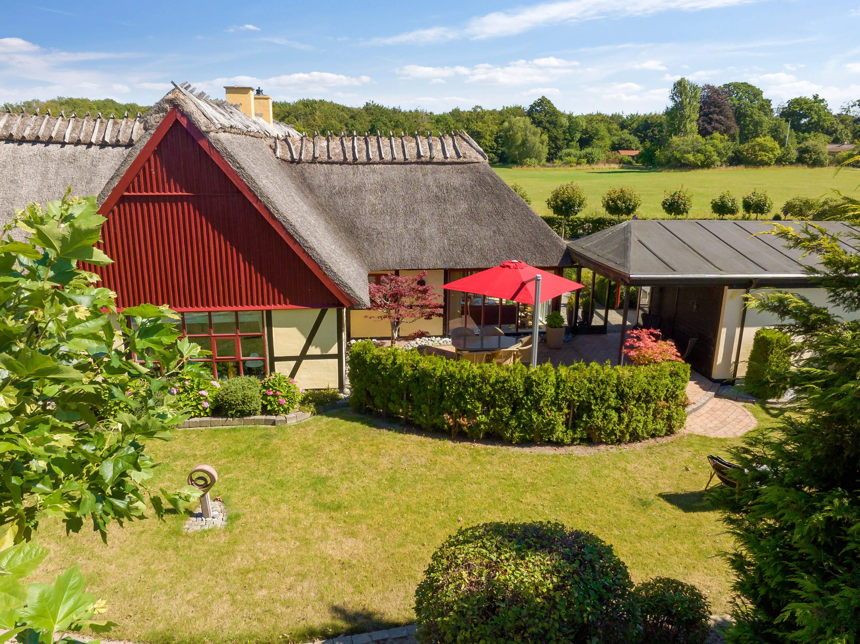 Fremhævet luftfoto billede i fuldskærmstilstand. Billede af Næbvej 25, 4720 Præstø