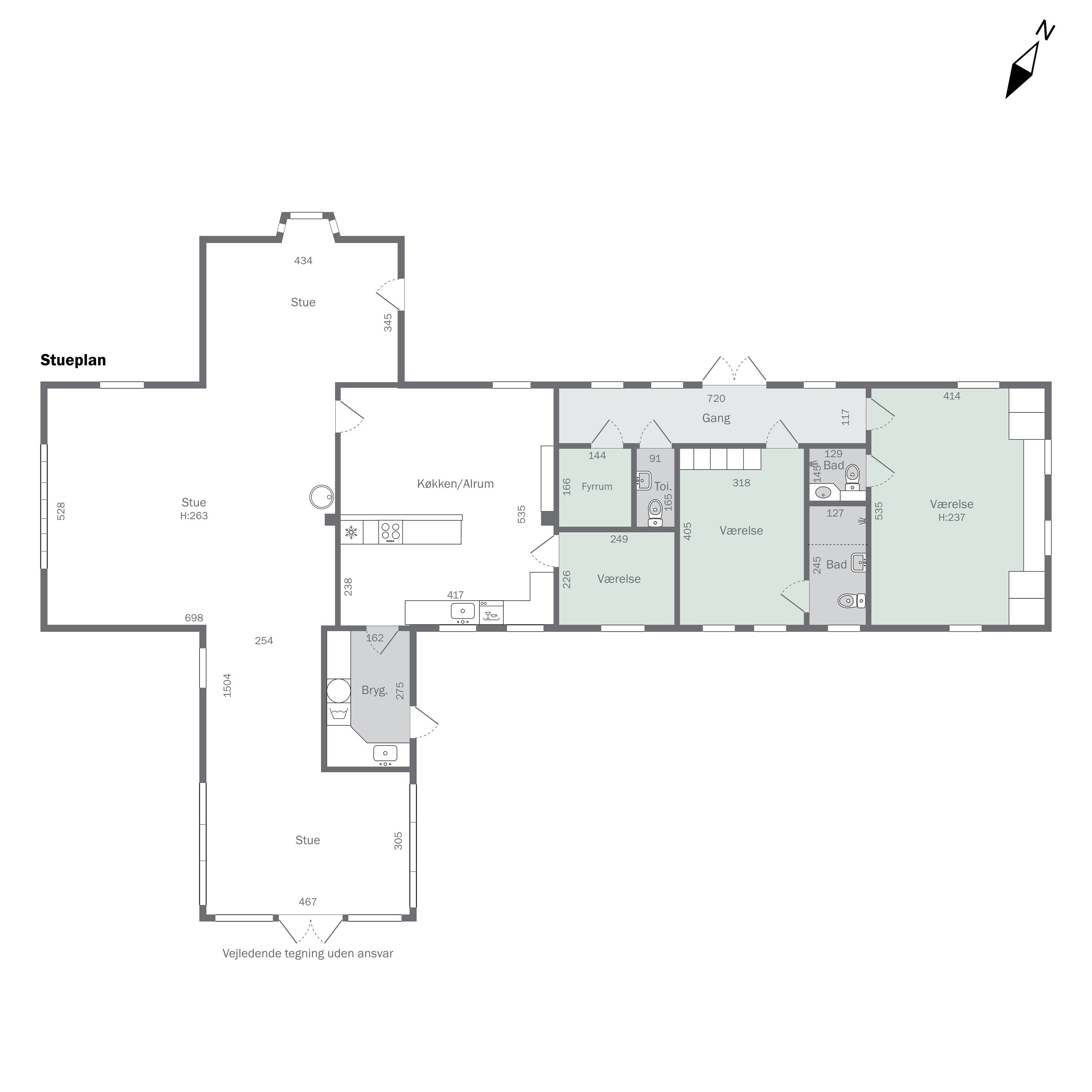 Plantegninger billede af Næbvej 25, 4720 Præstø