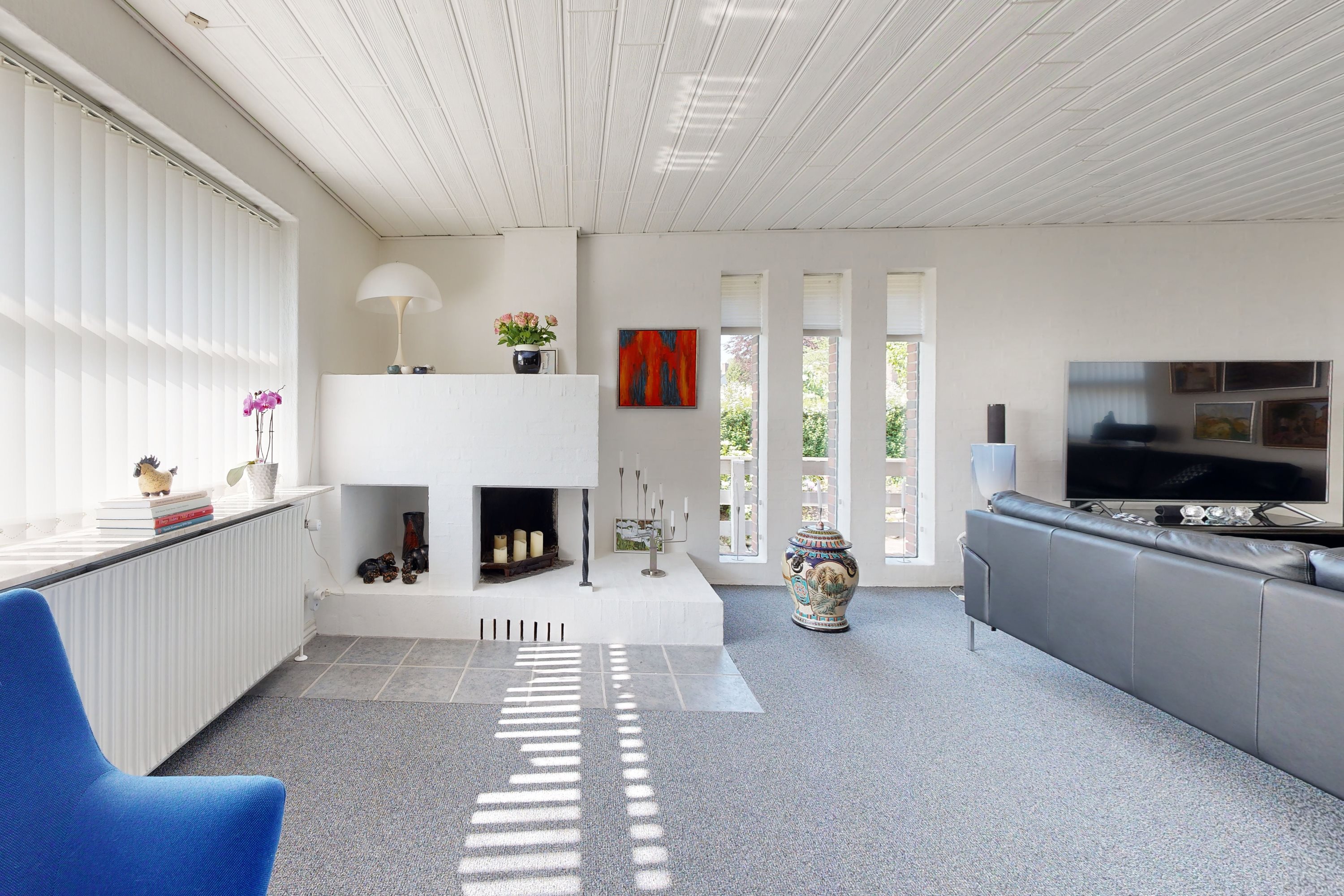 Fremhævet stue billede i fuldskærmstilstand. Billede af Anemonevej 9, 7850 Stoholm Jyll