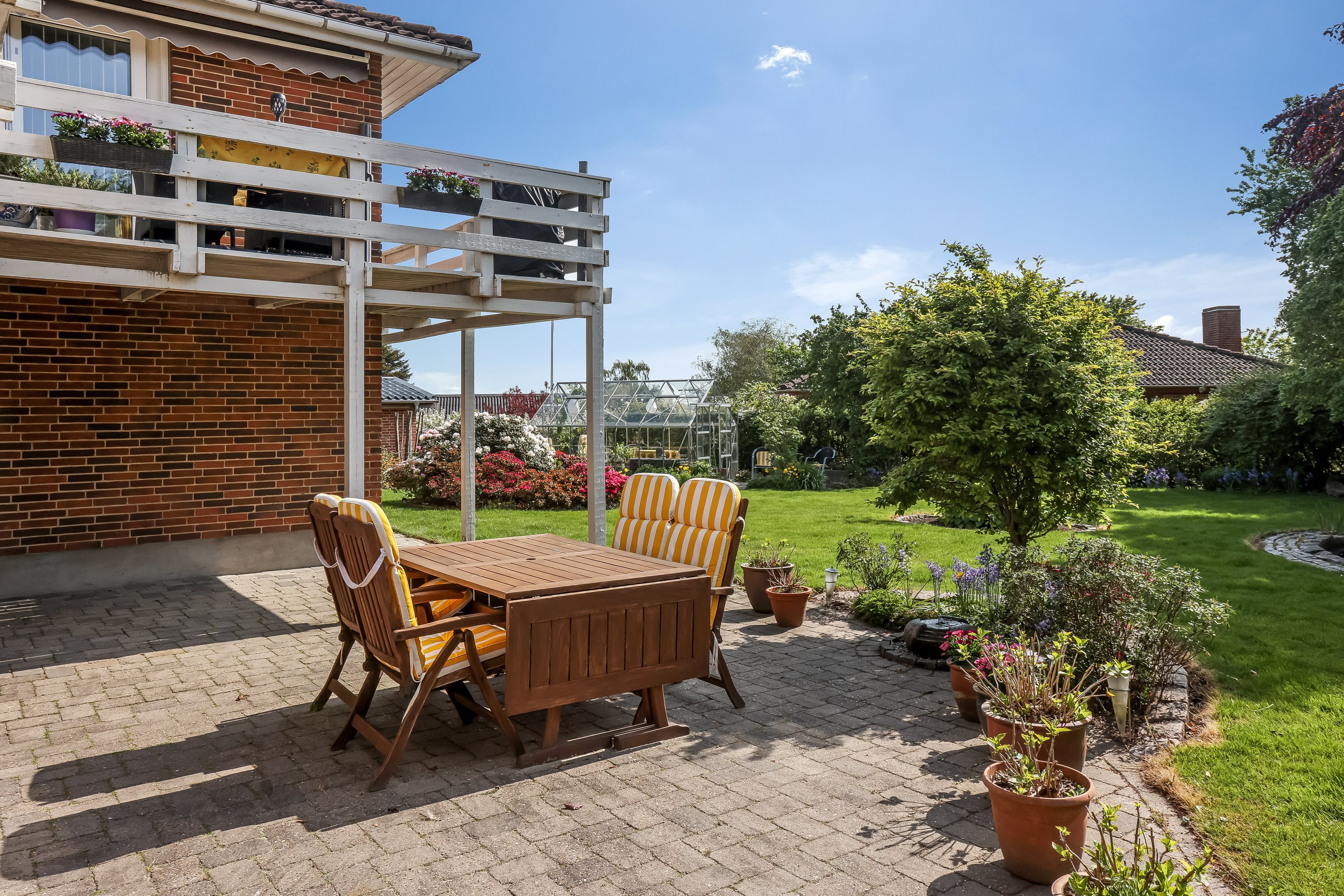 Fremhævet terrasse billede i fuldskærmstilstand. Billede af Anemonevej 9, 7850 Stoholm Jyll