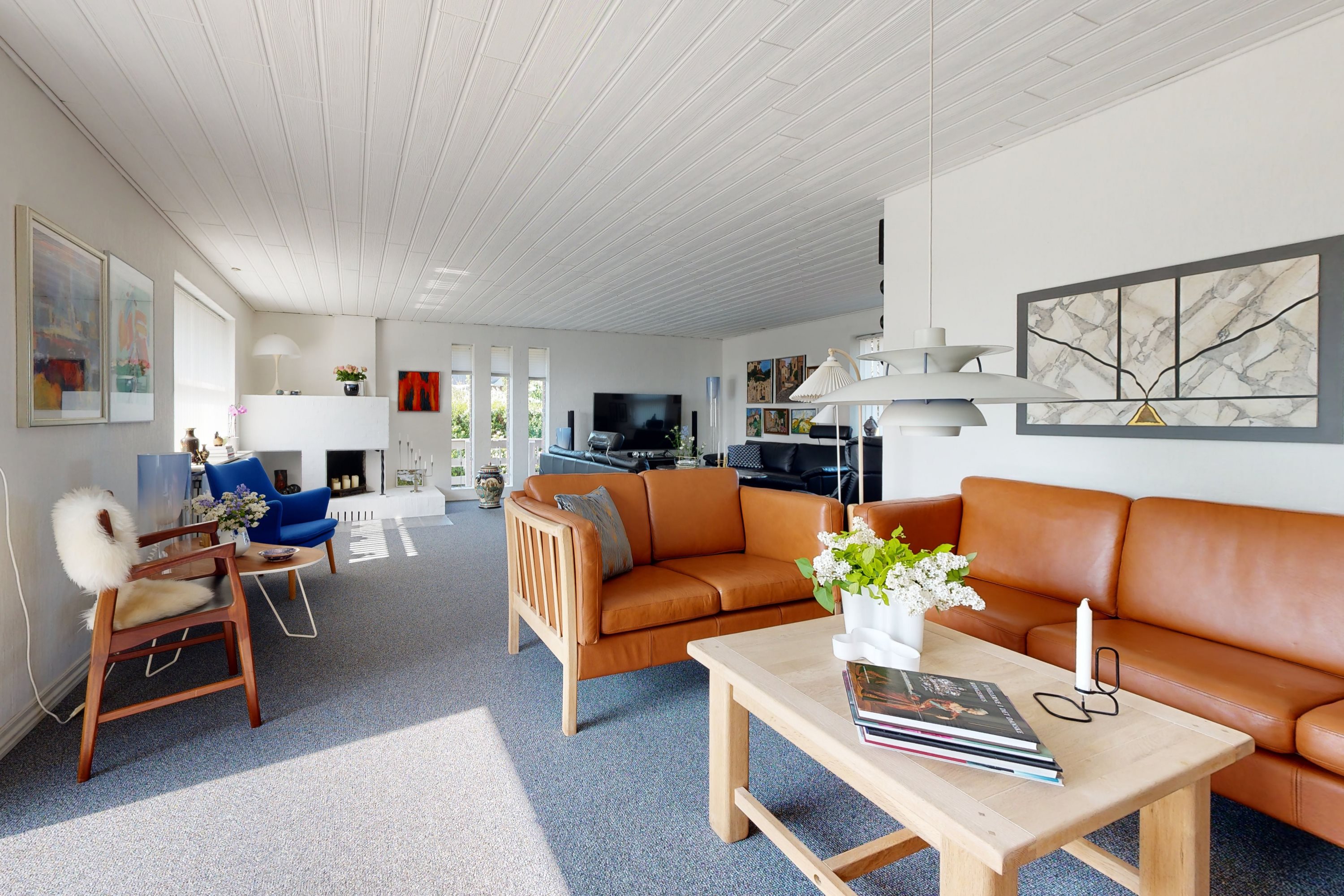 Fremhævet stue billede i fuldskærmstilstand. Billede af Anemonevej 9, 7850 Stoholm Jyll