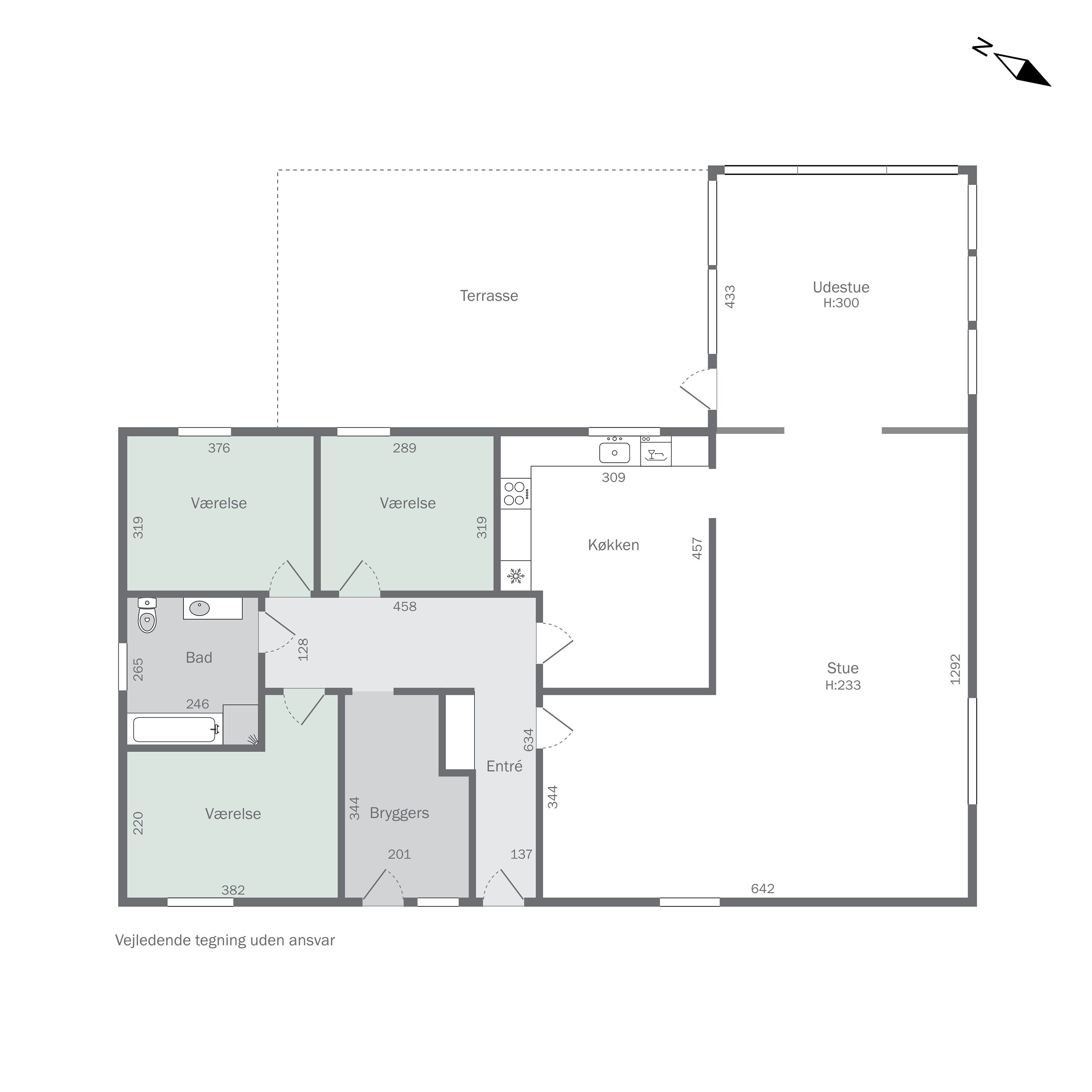 Plantegninger billede af Odinsvej 2, Koldby, 7752 Snedsted