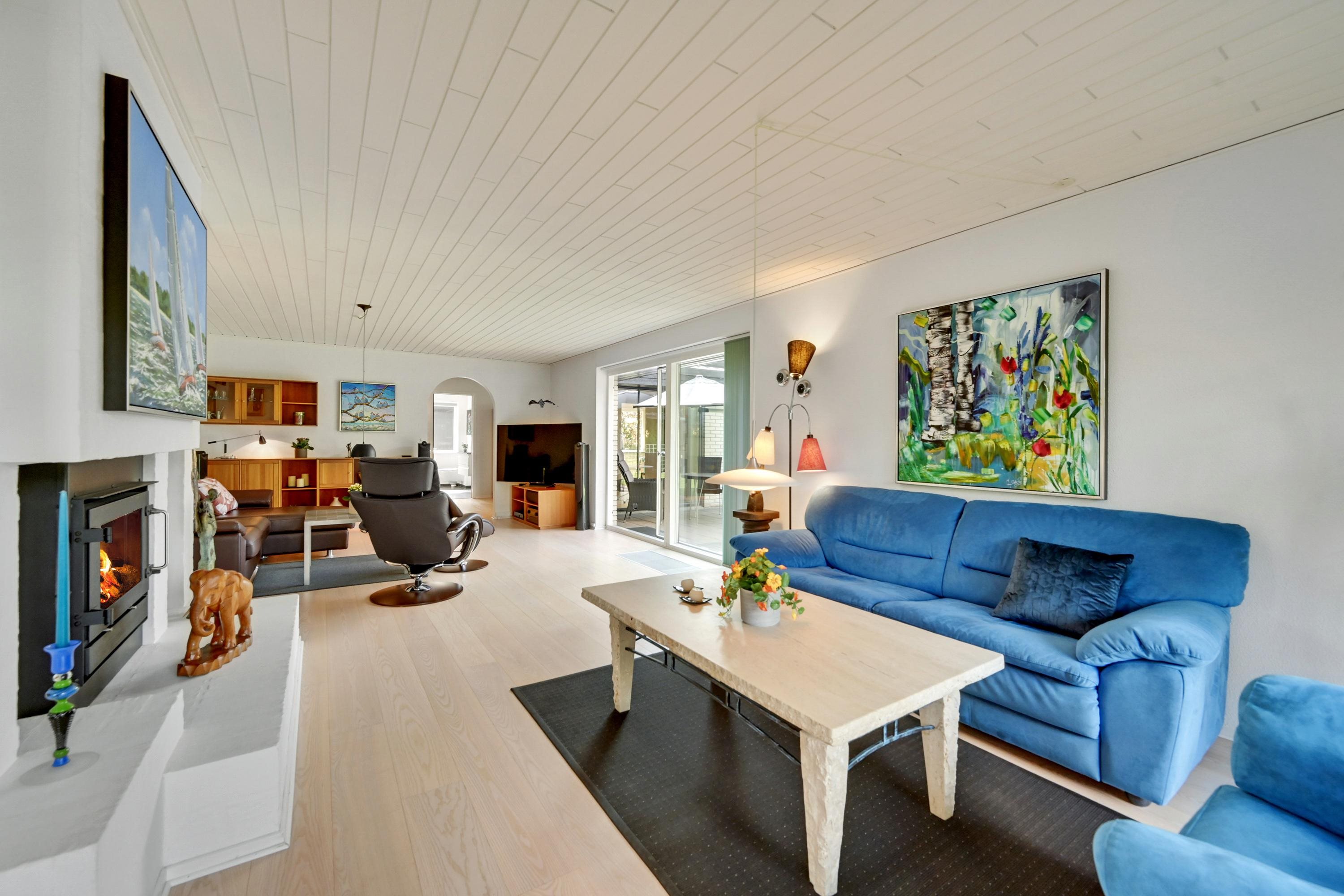 Fremhævet opholdsstue billede i fuldskærmstilstand. Billede af Hirsevænget 4, 7500 Holstebro