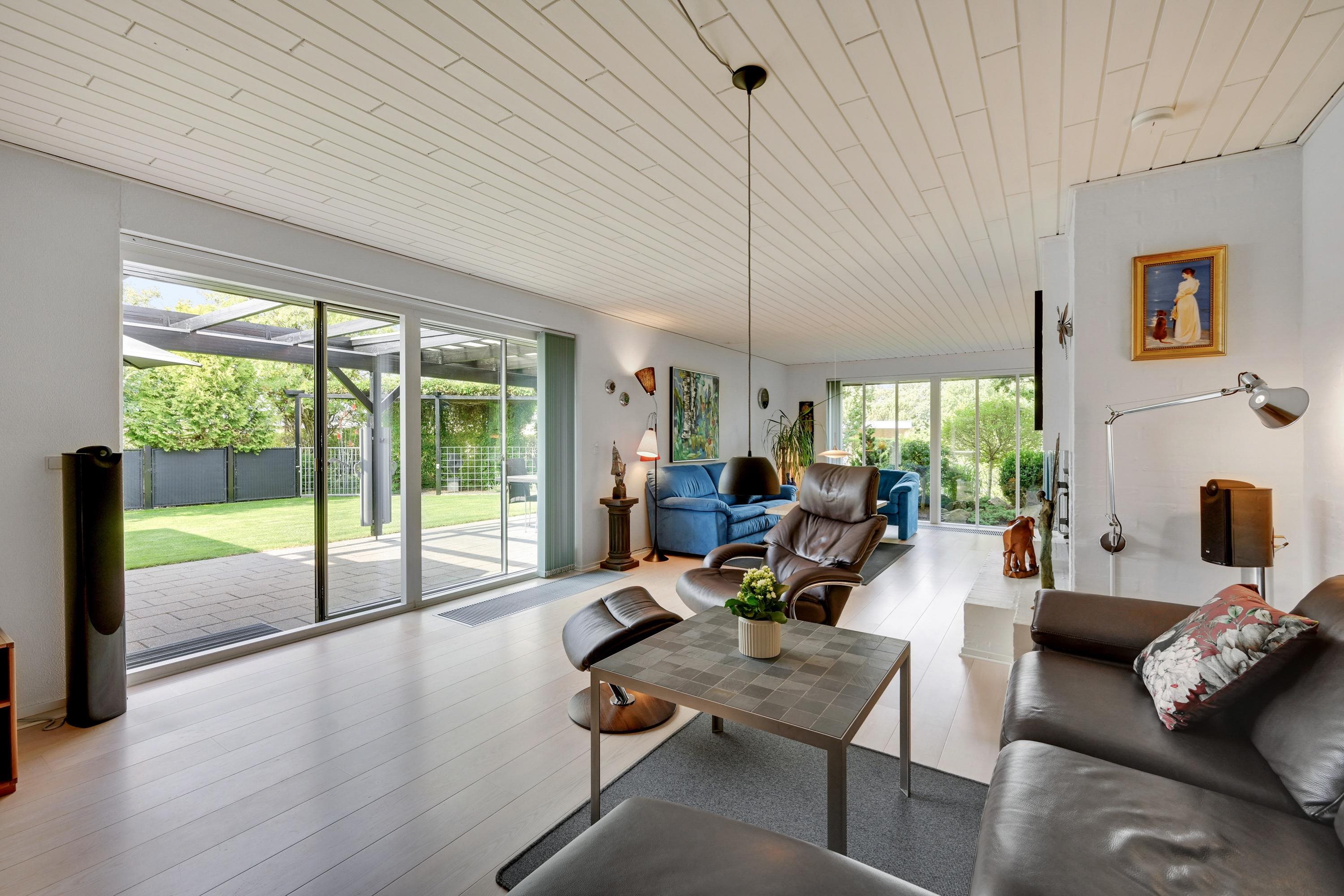 Fremhævet opholdsstue billede i fuldskærmstilstand. Billede af Hirsevænget 4, 7500 Holstebro