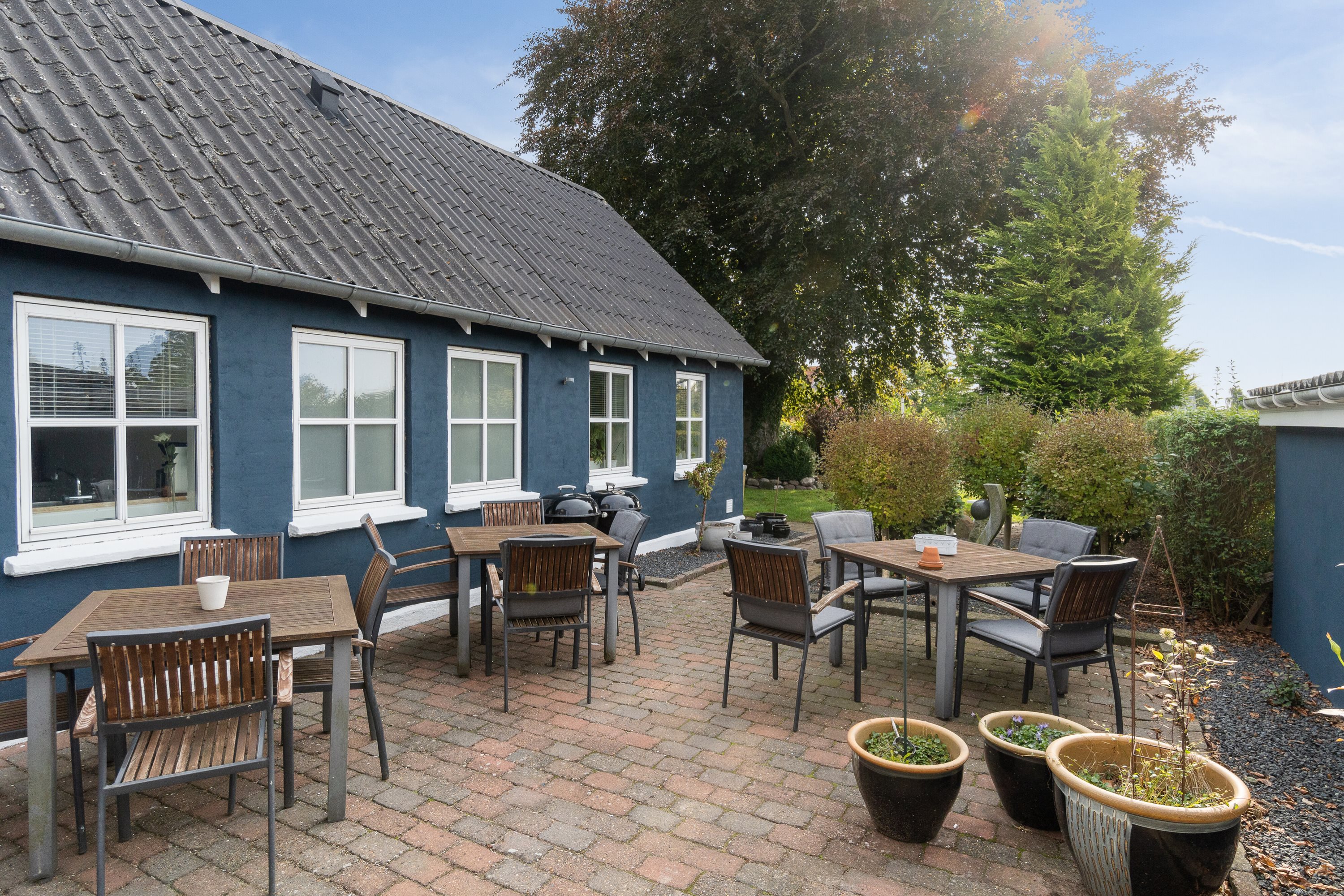 Fremhævet terrasse billede i fuldskærmstilstand. Billede af Savværksvej 1, 5620 Glamsbjerg