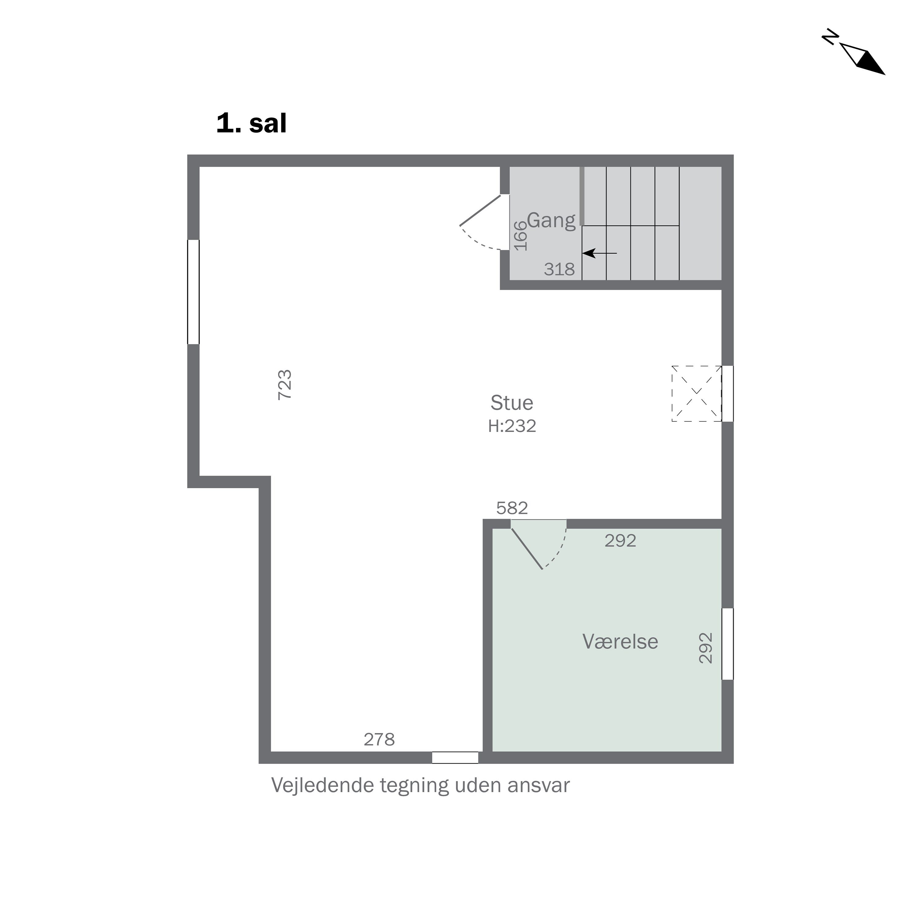 Plantegninger billede af Savværksvej 1, 5620 Glamsbjerg