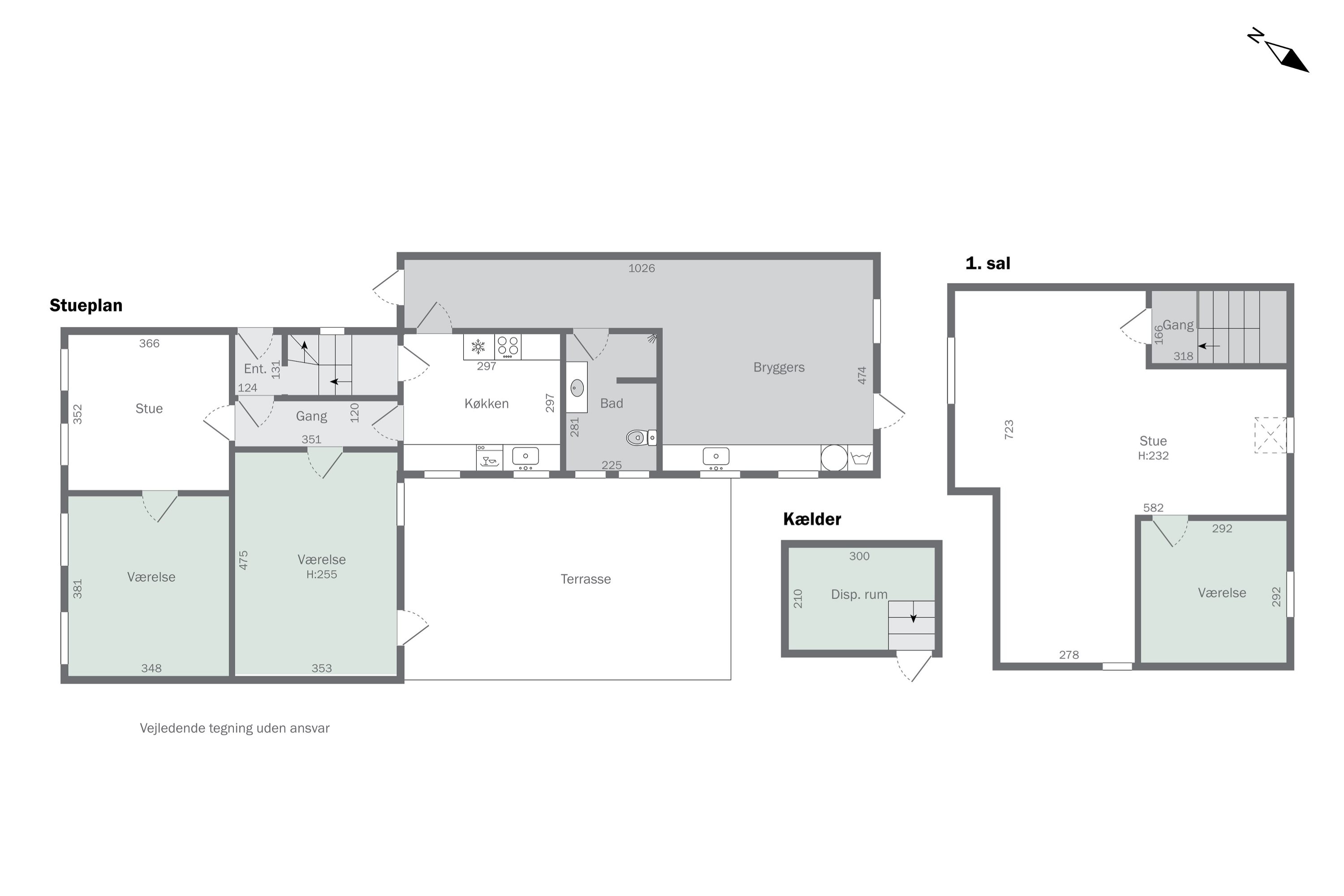 Plantegninger billede af Savværksvej 1, 5620 Glamsbjerg