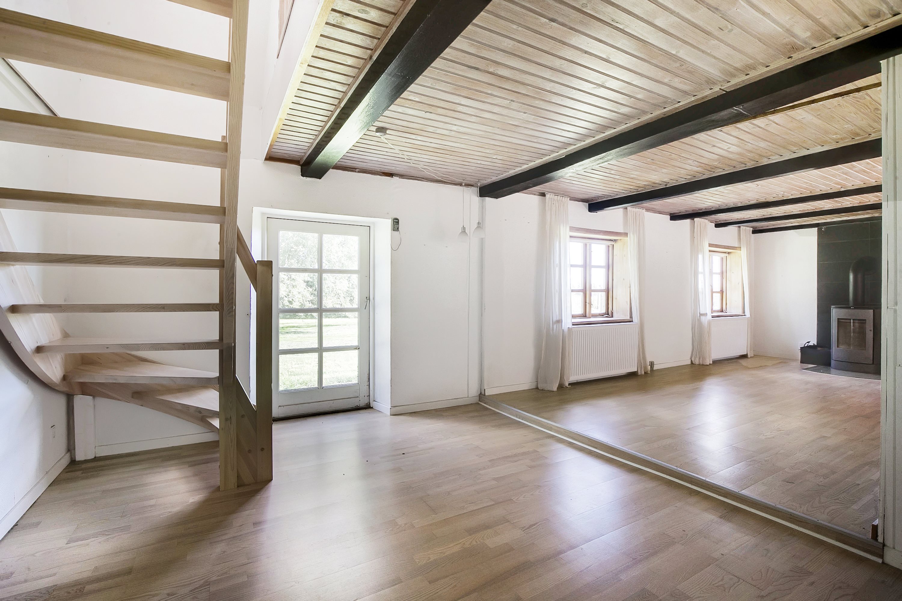 Fremhævet stue billede i fuldskærmstilstand. Billede af Vilsbæk Engvej 23, 9460 Brovst