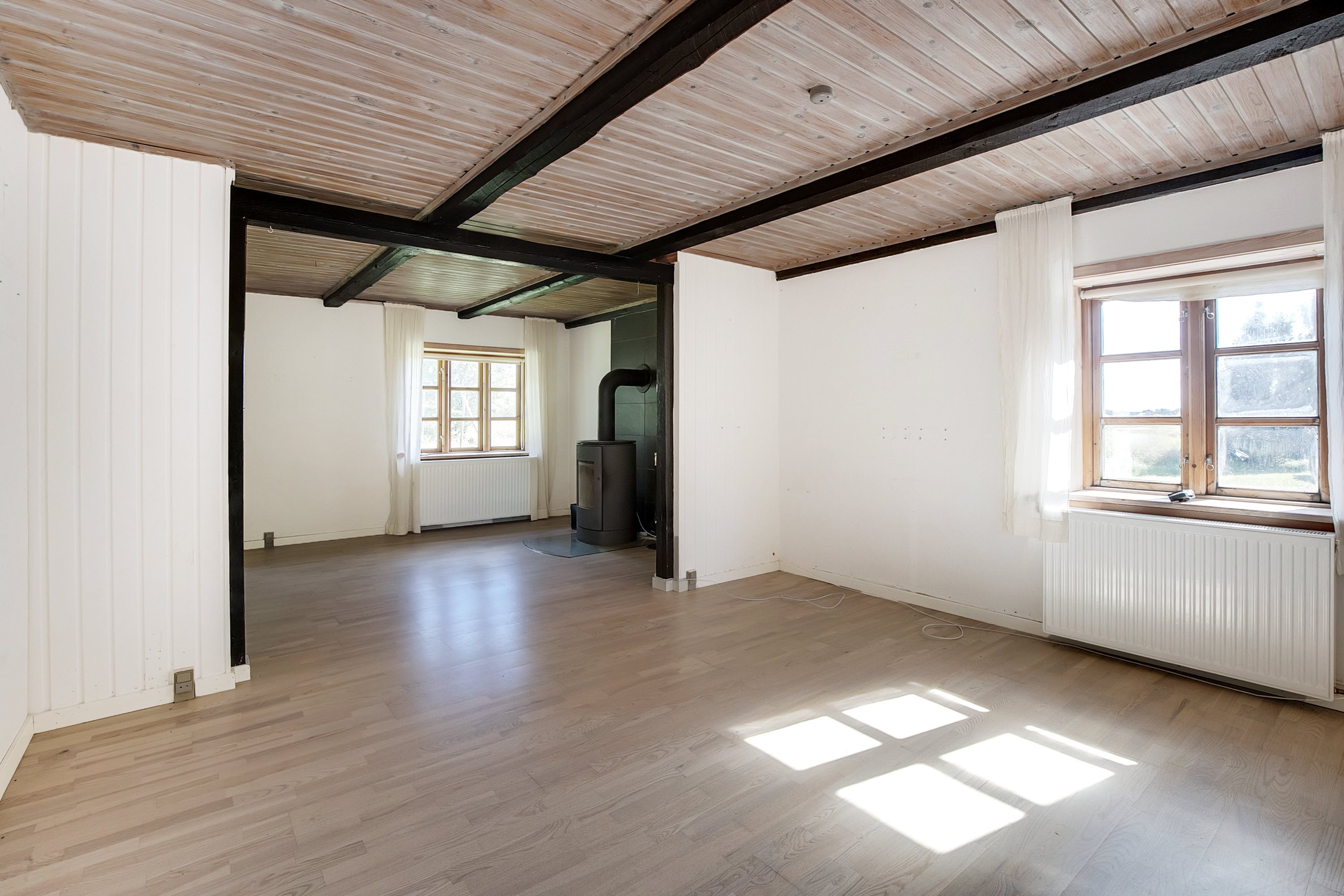 Fremhævet stue billede i fuldskærmstilstand. Billede af Vilsbæk Engvej 23, 9460 Brovst