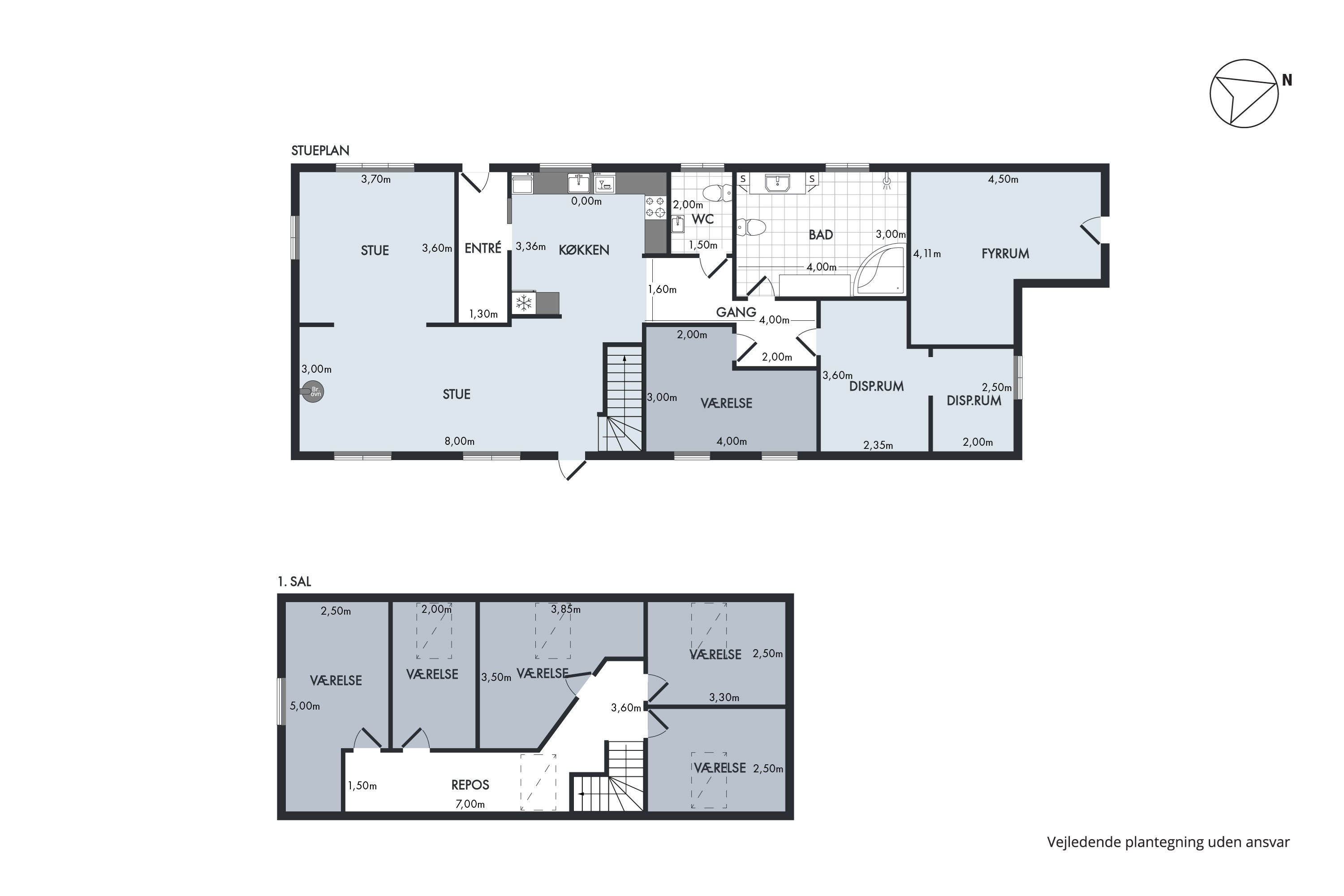 Plantegninger billede af Vilsbæk Engvej 23, 9460 Brovst