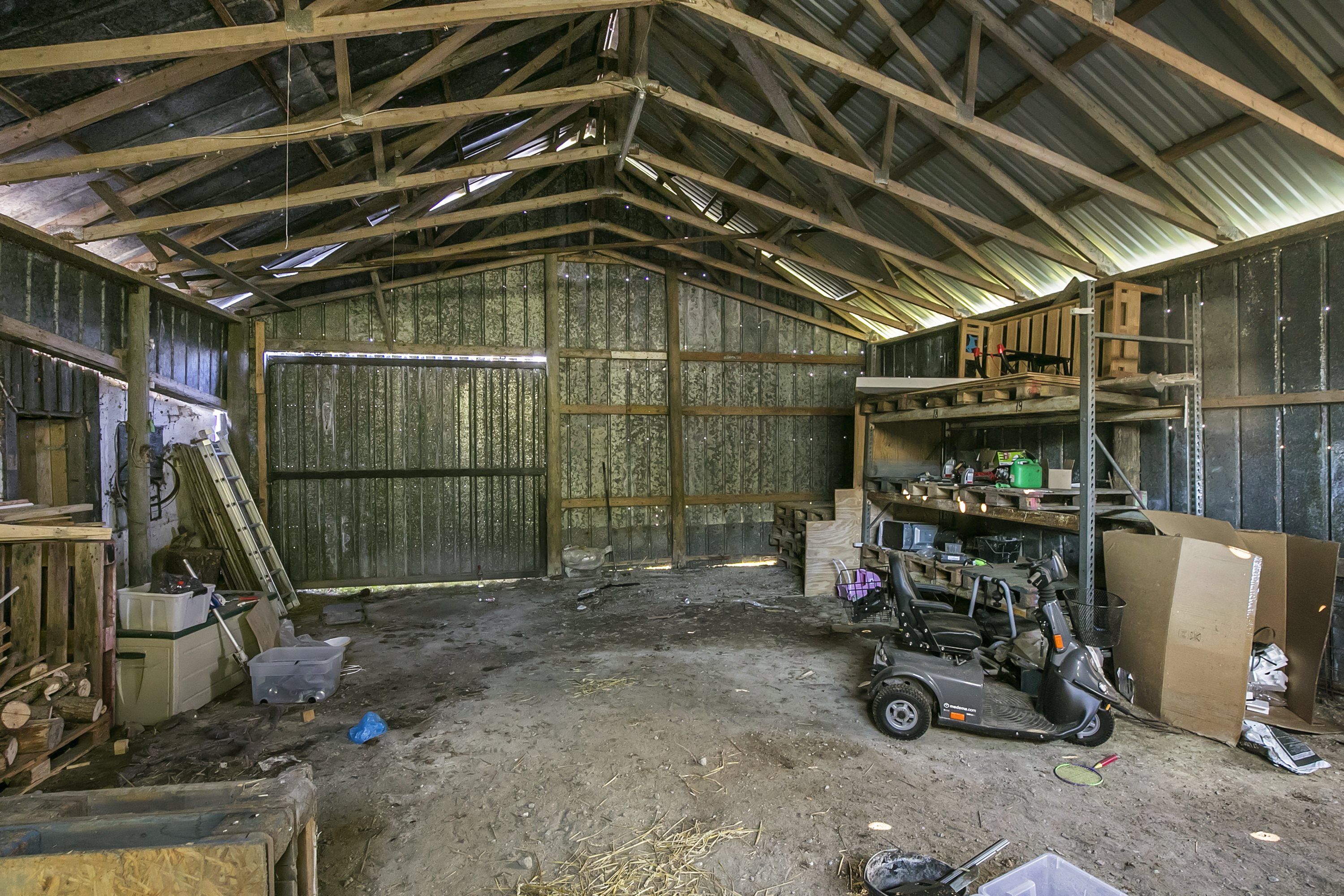 Fremhævet garage billede i fuldskærmstilstand. Billede af Vilsbæk Engvej 23, 9460 Brovst