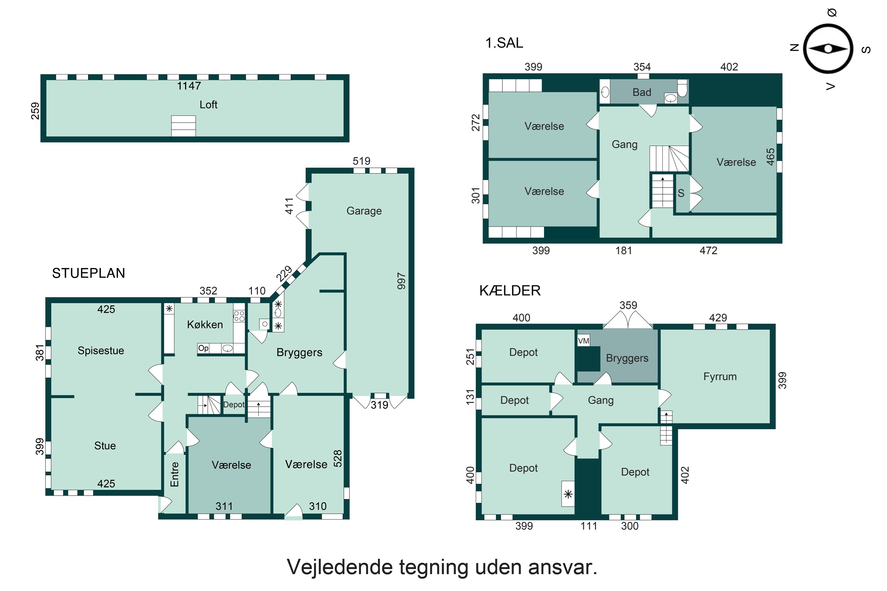 Plantegninger billede af Silkeborgvej 218, Lund, 8700 Horsens