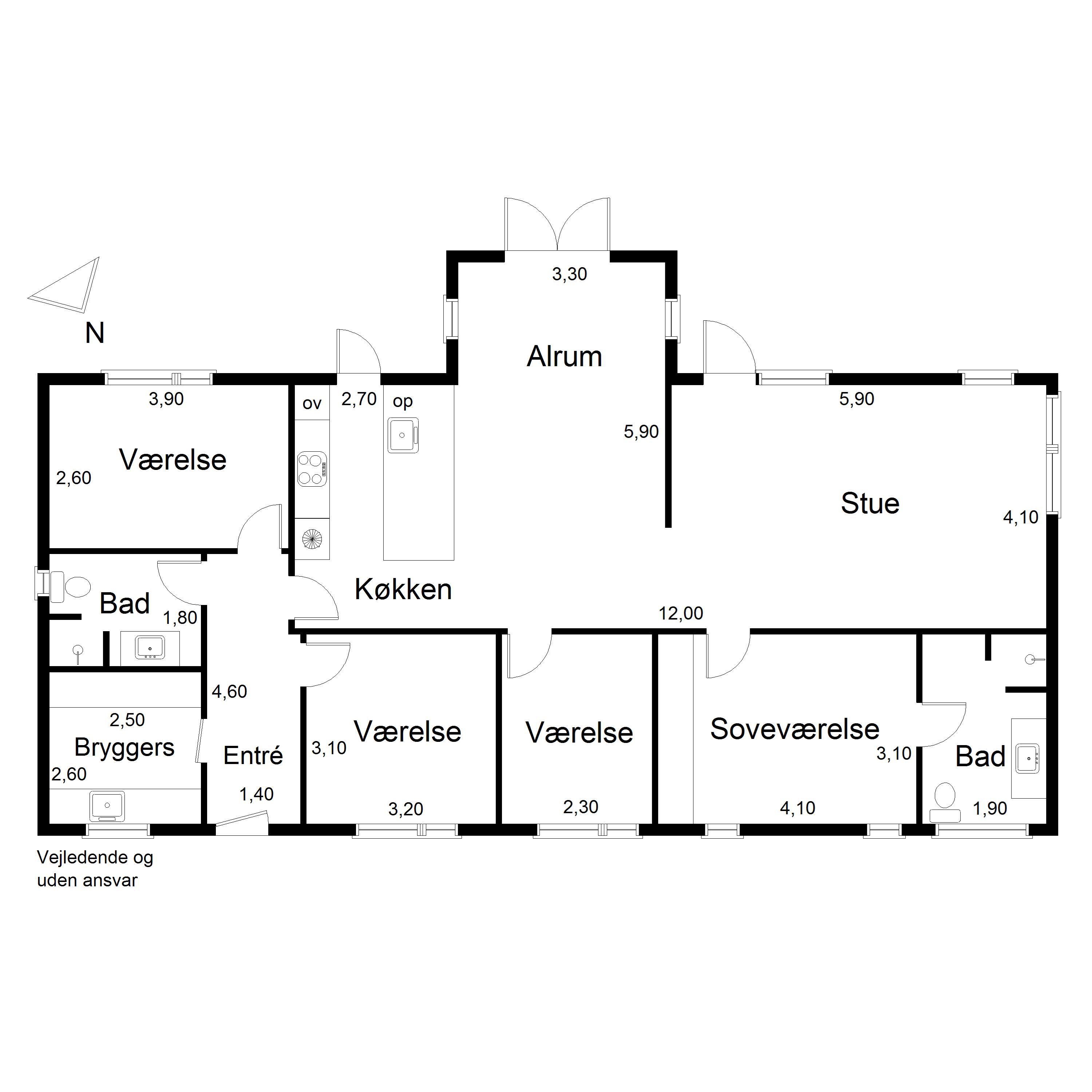 Plantegninger billede af Mommarkvej 348, Tandslet, 6470 Sydals