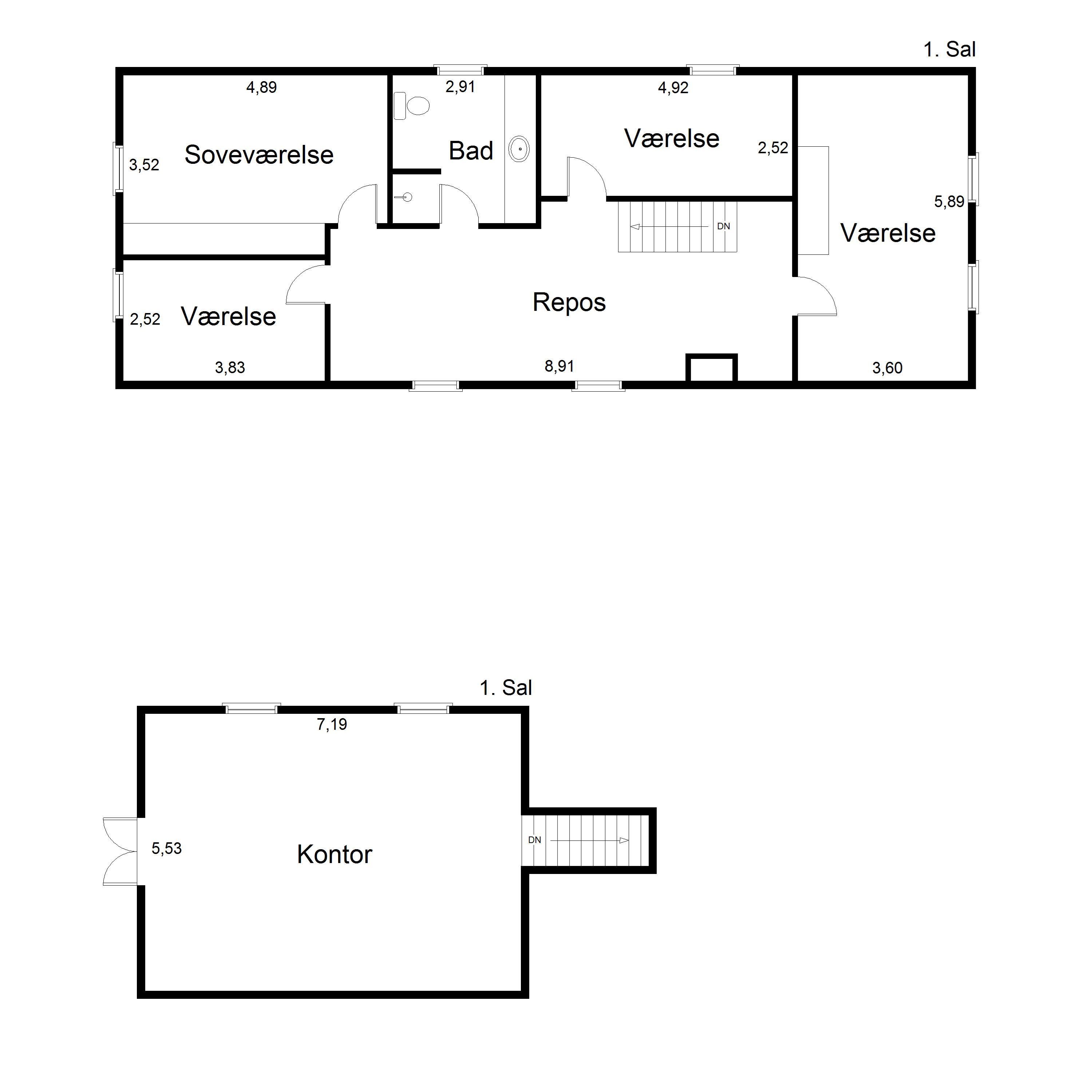 Plantegninger billede af Øster Løgumvej 62, Ø Løgum Mark, 6230 Rødekro