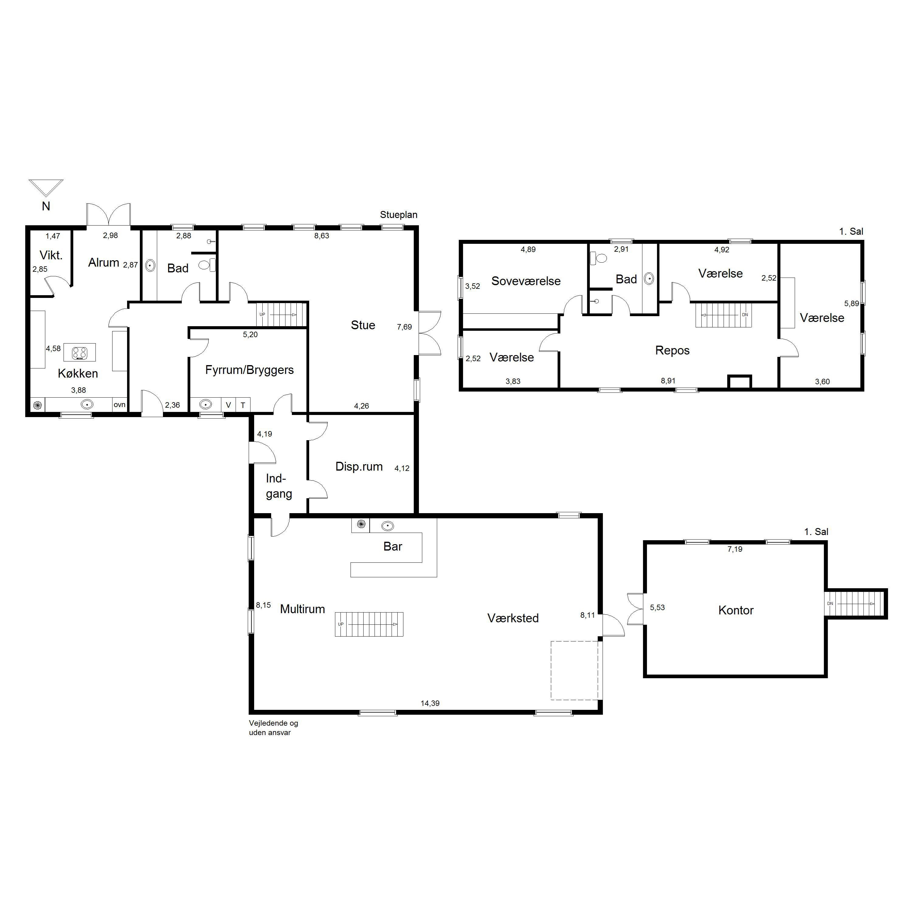 Plantegninger billede af Øster Løgumvej 62, Ø Løgum Mark, 6230 Rødekro