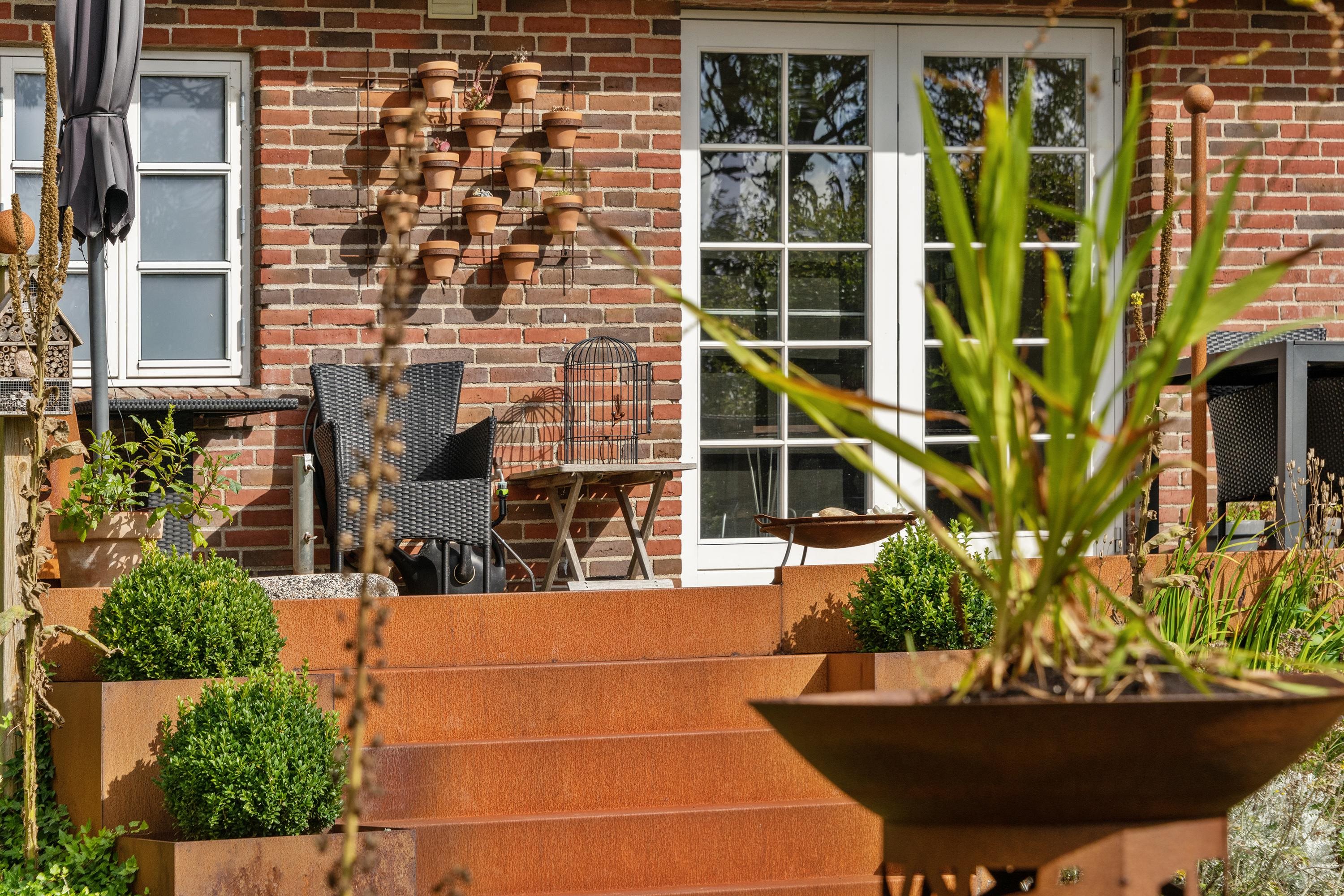 Fremhævet terrasse billede i fuldskærmstilstand. Billede af Øster Løgumvej 62, Ø Løgum Mark, 6230 Rødekro