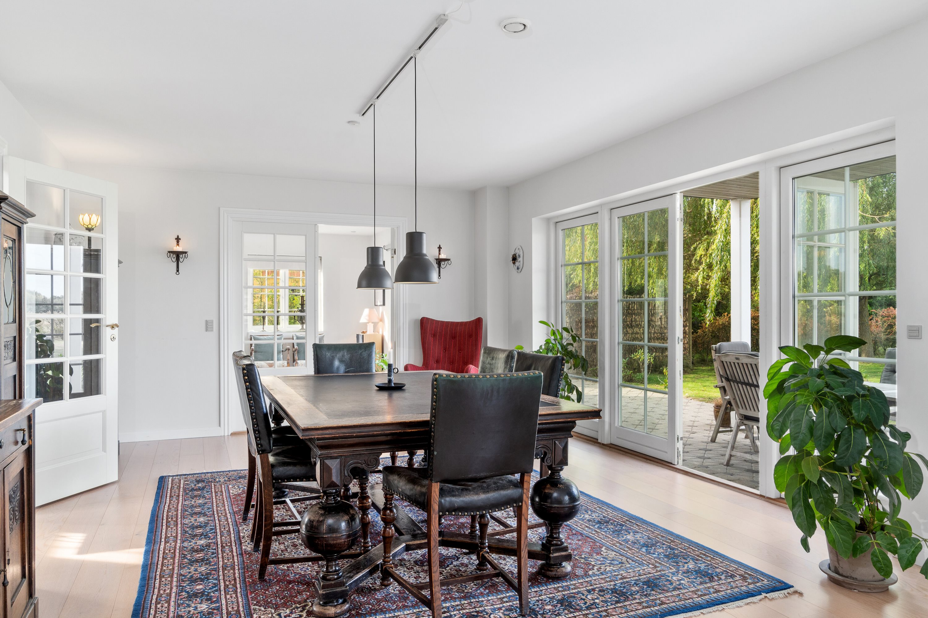 Fremhævet spisestue billede i fuldskærmstilstand. Billede af Ved Møllen 11, 4581 Rørvig