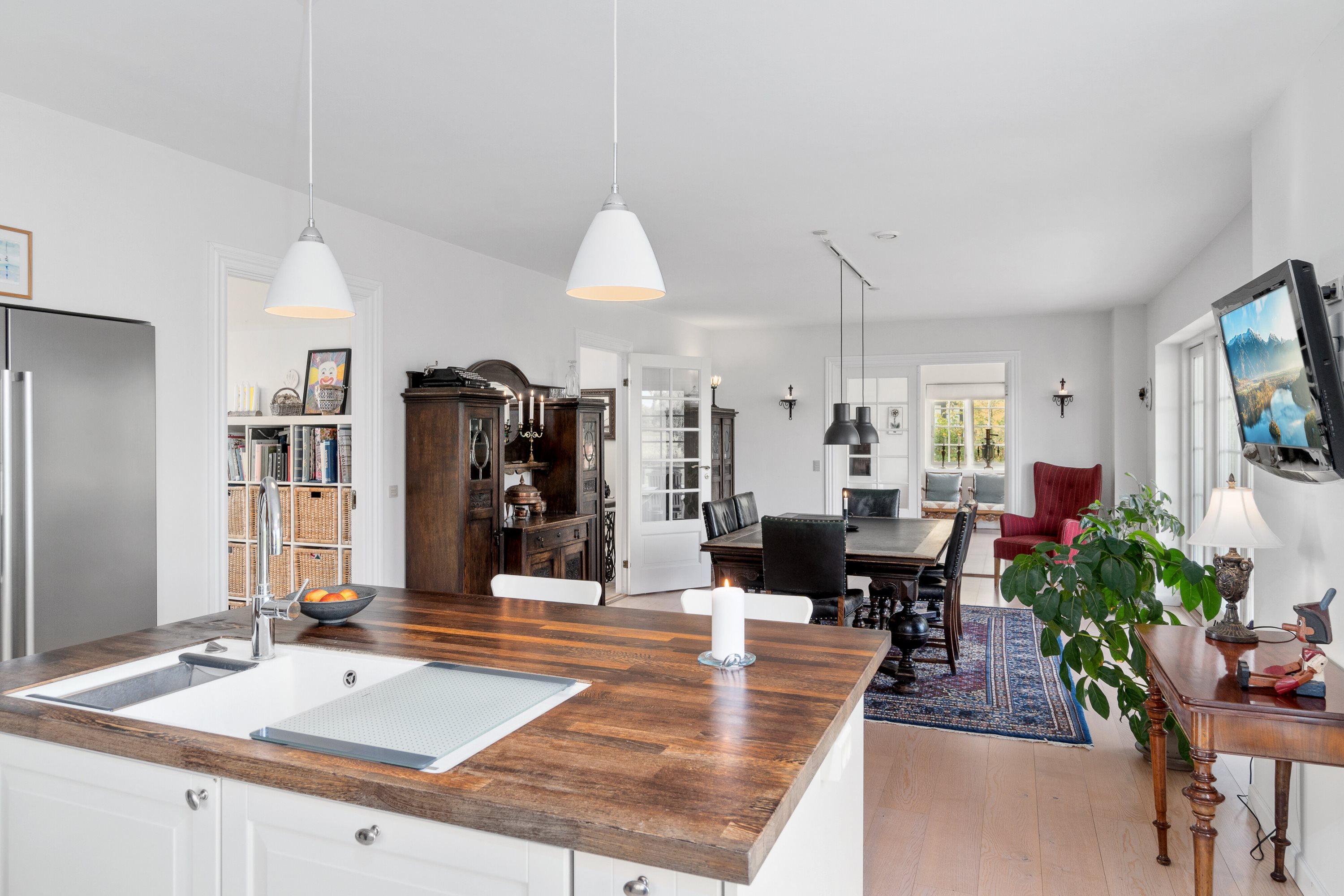 Fremhævet køkken billede i fuldskærmstilstand. Billede af Ved Møllen 11, 4581 Rørvig