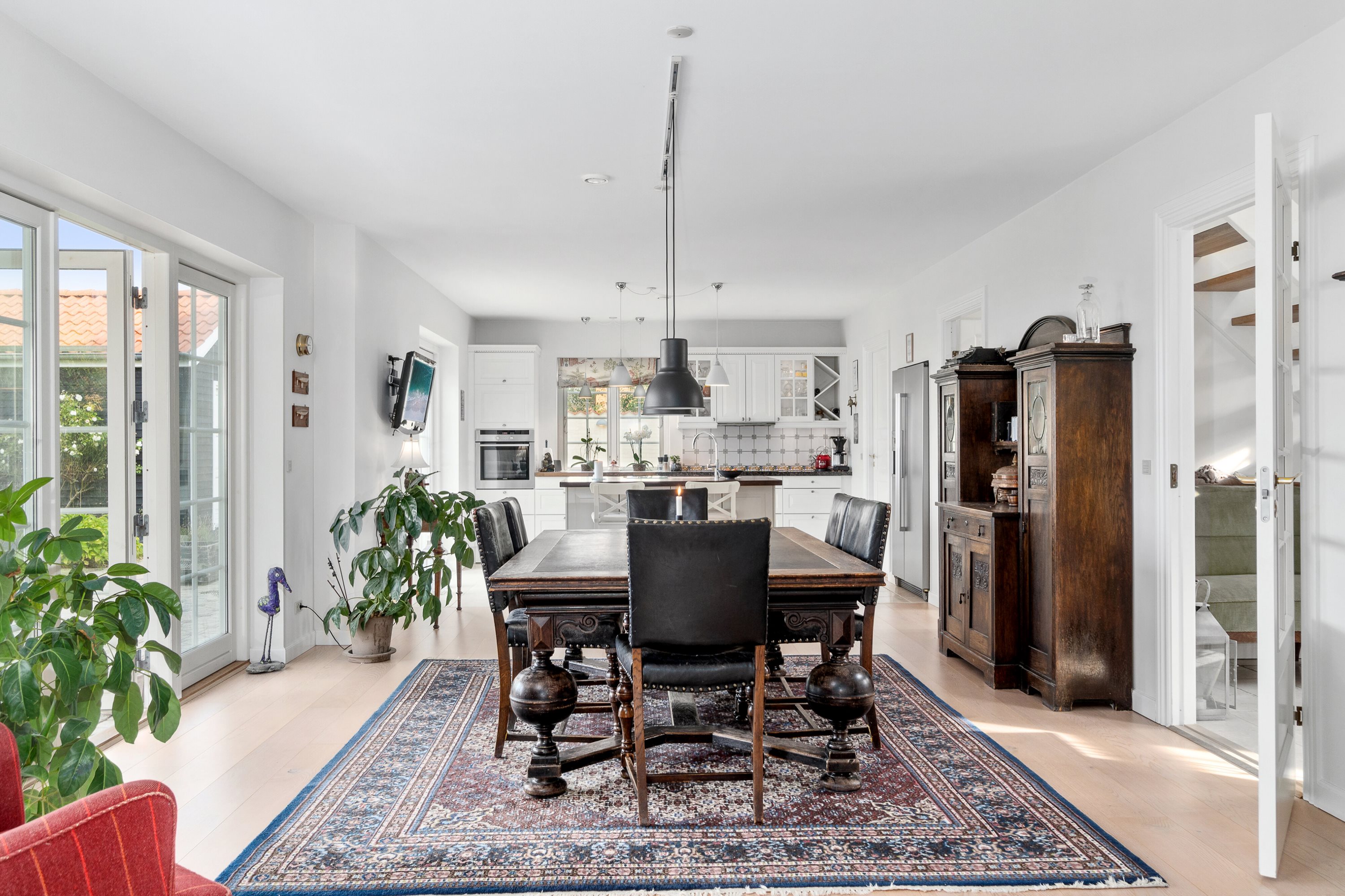 Fremhævet spisestue billede i fuldskærmstilstand. Billede af Ved Møllen 11, 4581 Rørvig