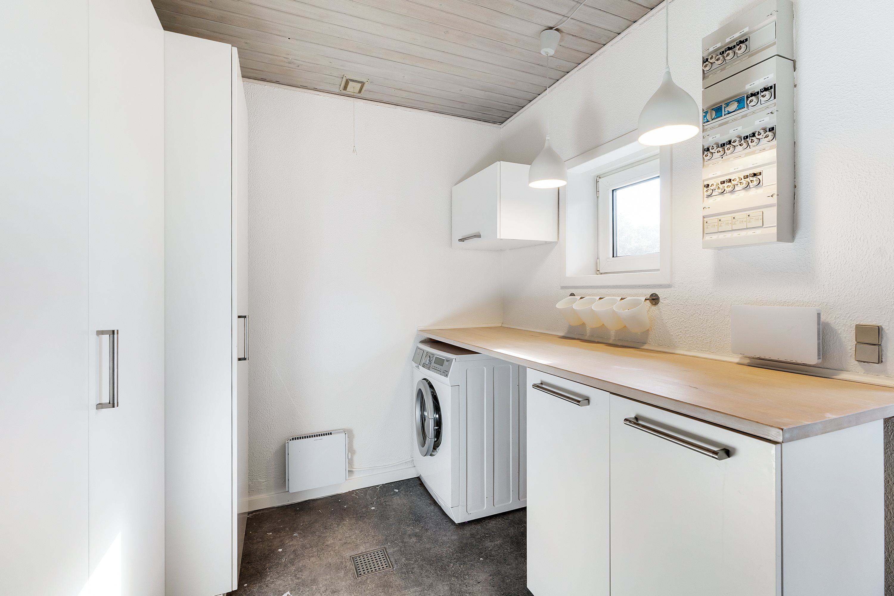 Fremhævet badeværelse billede i fuldskærmstilstand. Billede af Fridasminde 12, 8960 Randers SØ