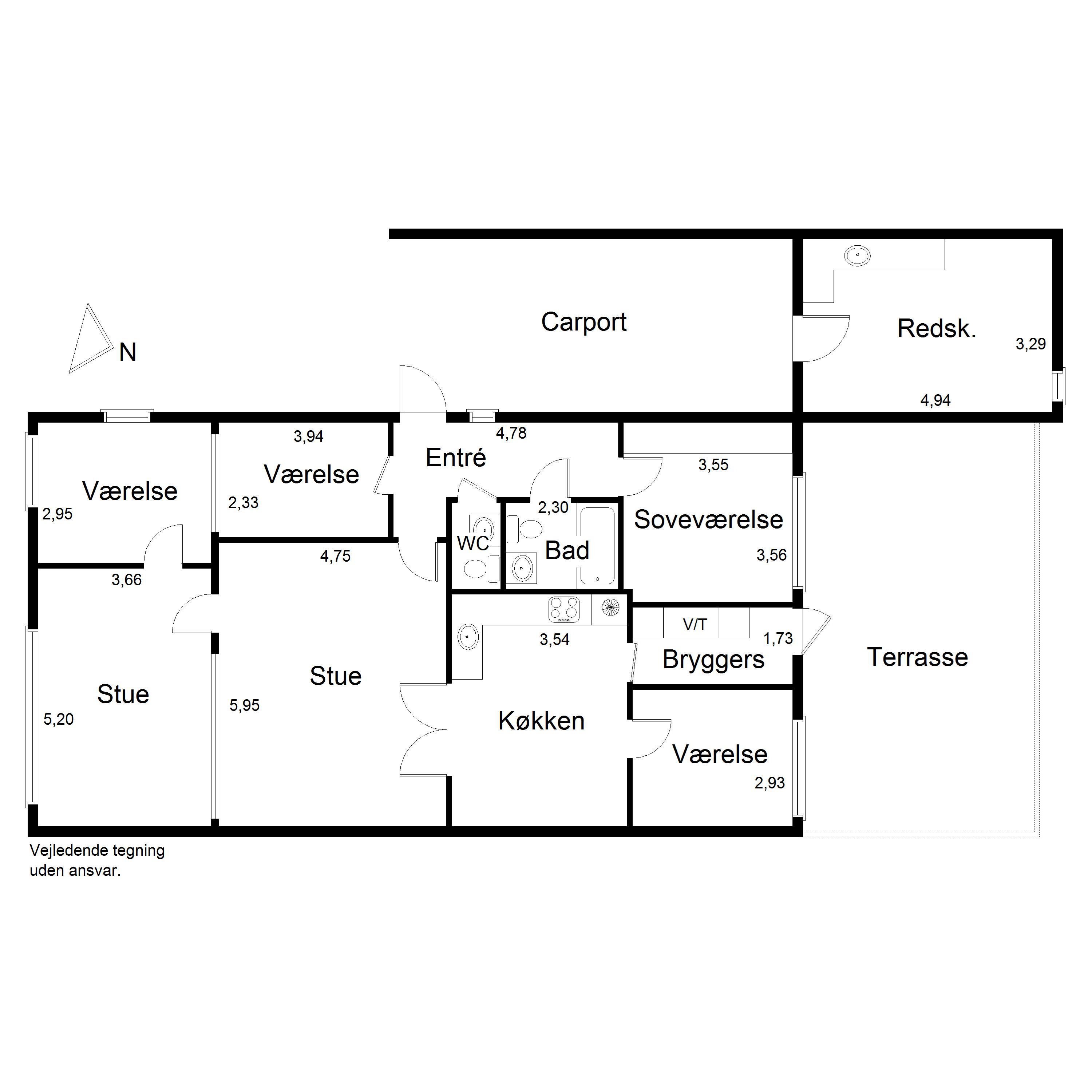 Plantegninger billede af Åsumvej 195, 5240 Odense NØ