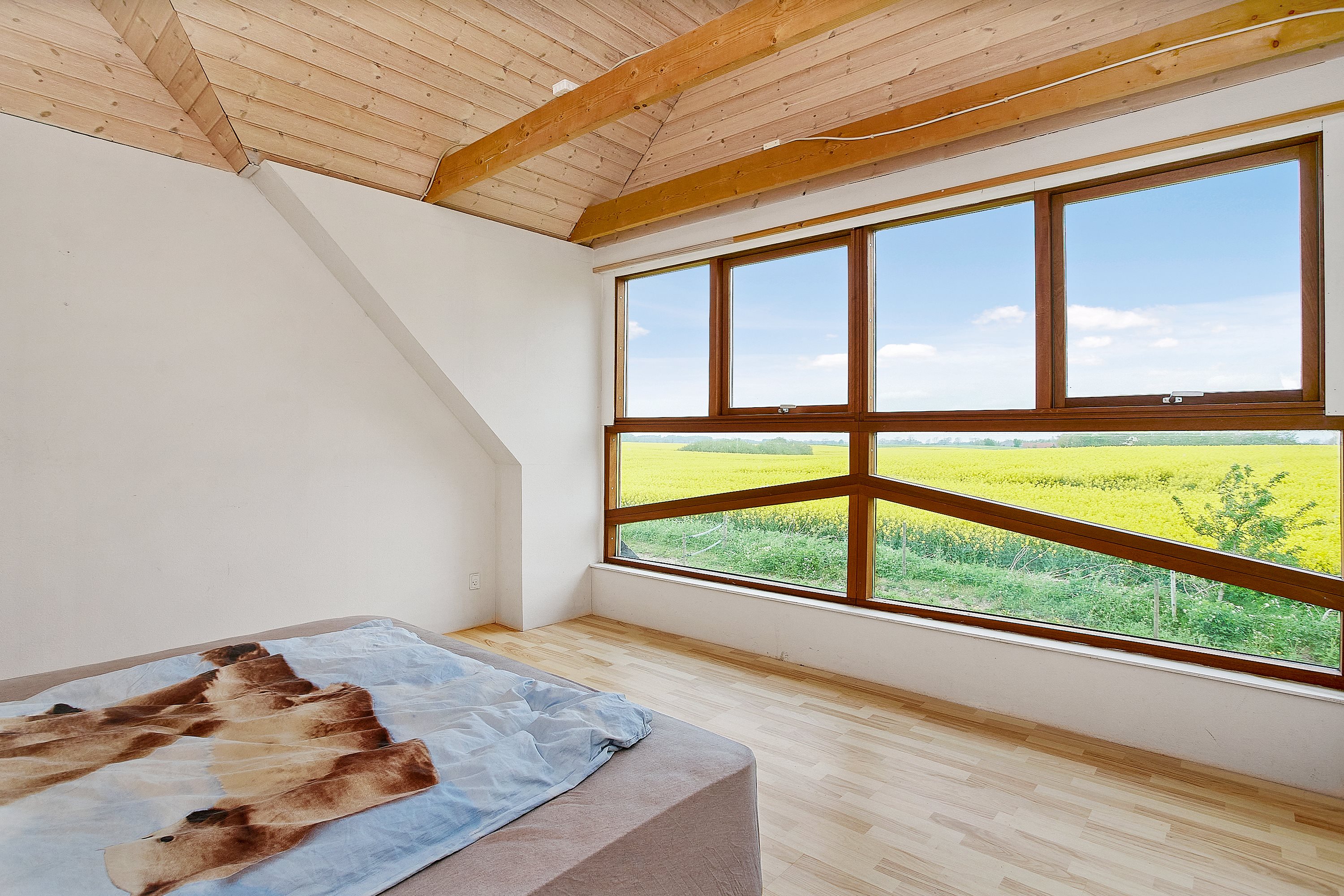 Fremhævet soveværelse billede i fuldskærmstilstand. Billede af Teglværksvej 49, Ølsted, 8723 Løsning