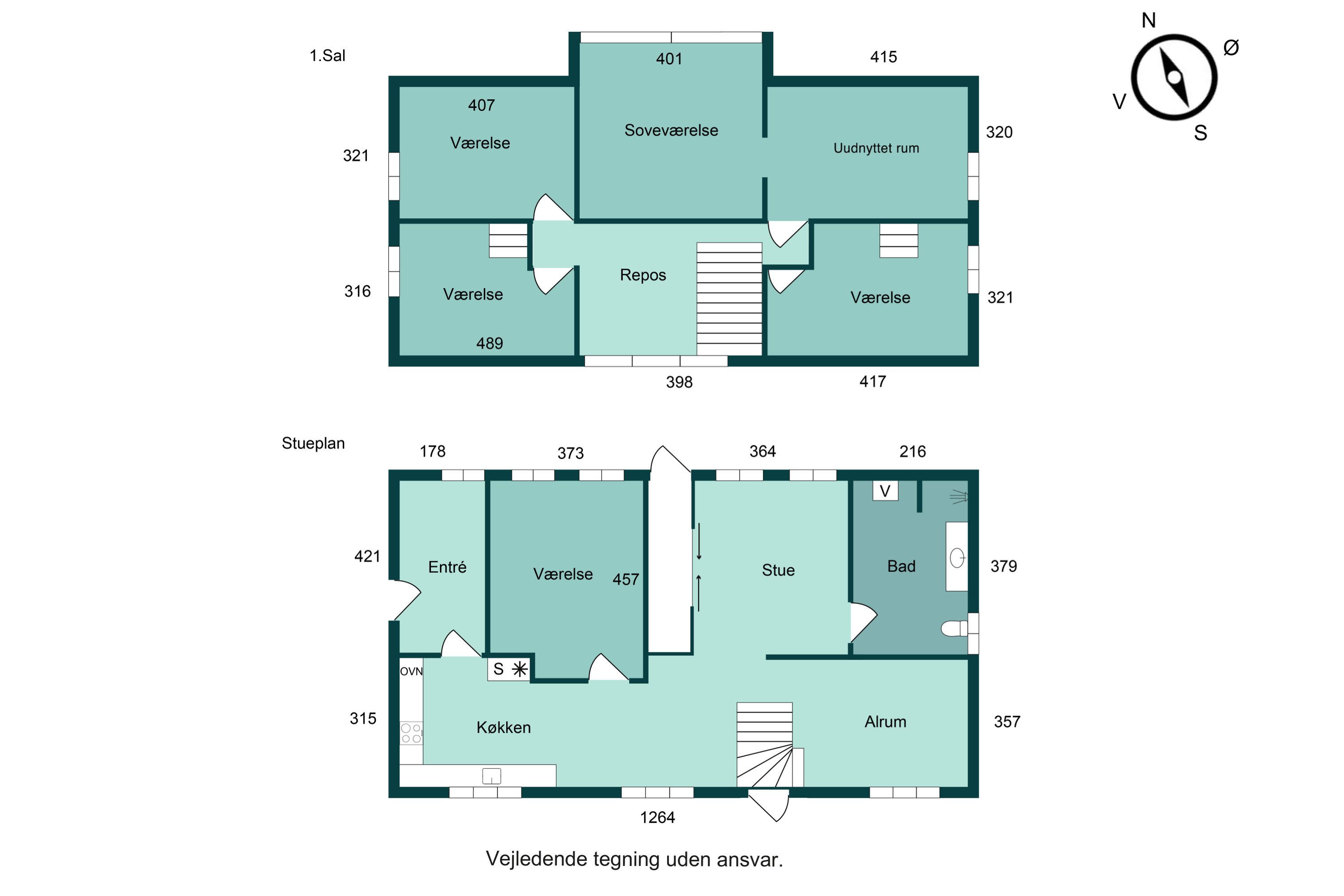 Plantegninger billede af Teglværksvej 49, Ølsted, 8723 Løsning