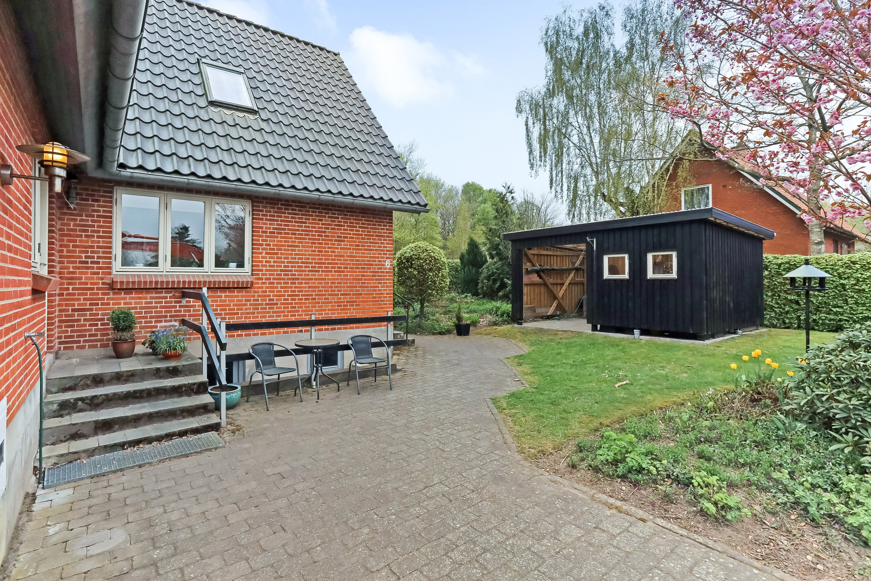 Fremhævet terrasse billede i fuldskærmstilstand. Billede af Skovvænget 6, Sjørup, 8800 Viborg