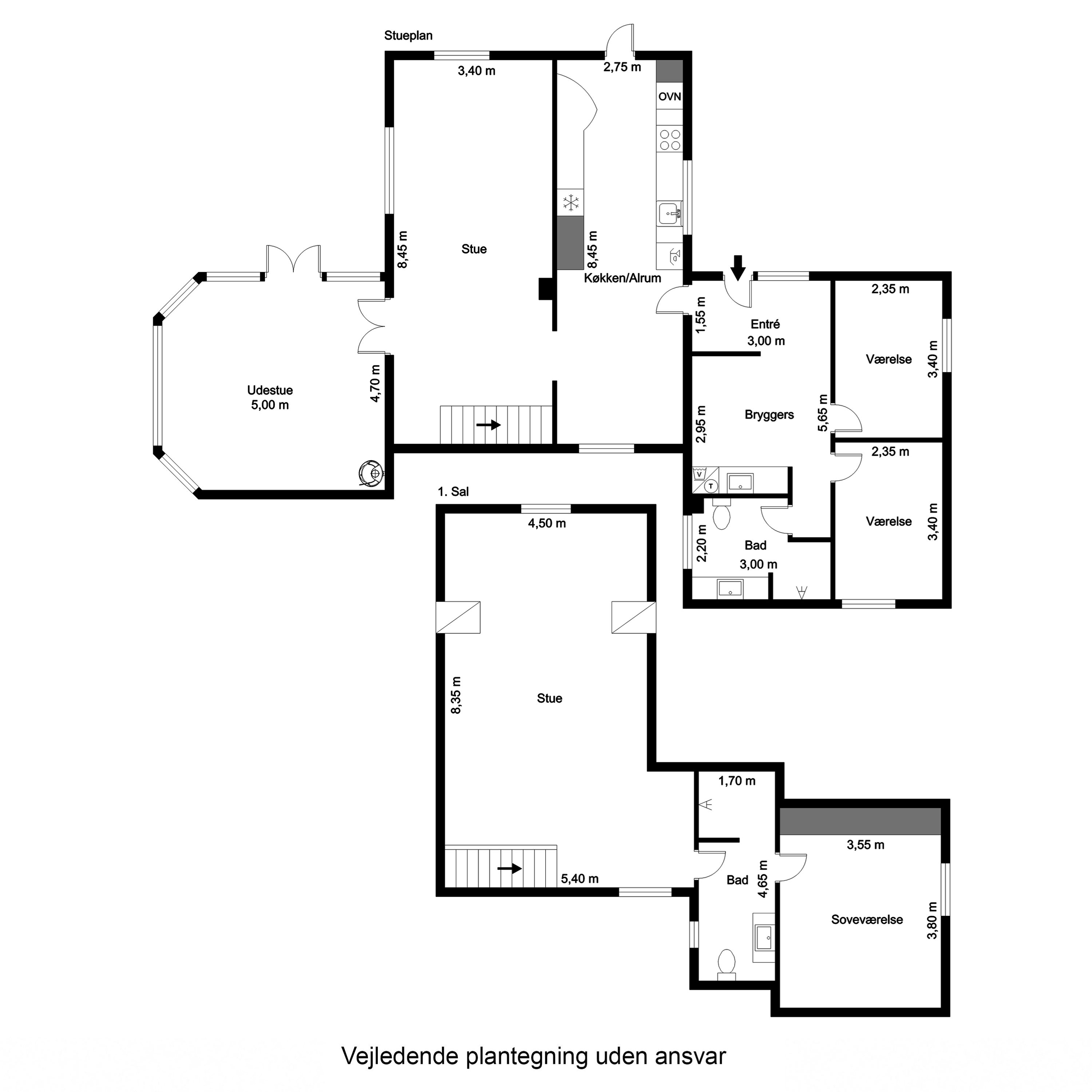 Plantegninger billede af Skovvænget 6, Sjørup, 8800 Viborg