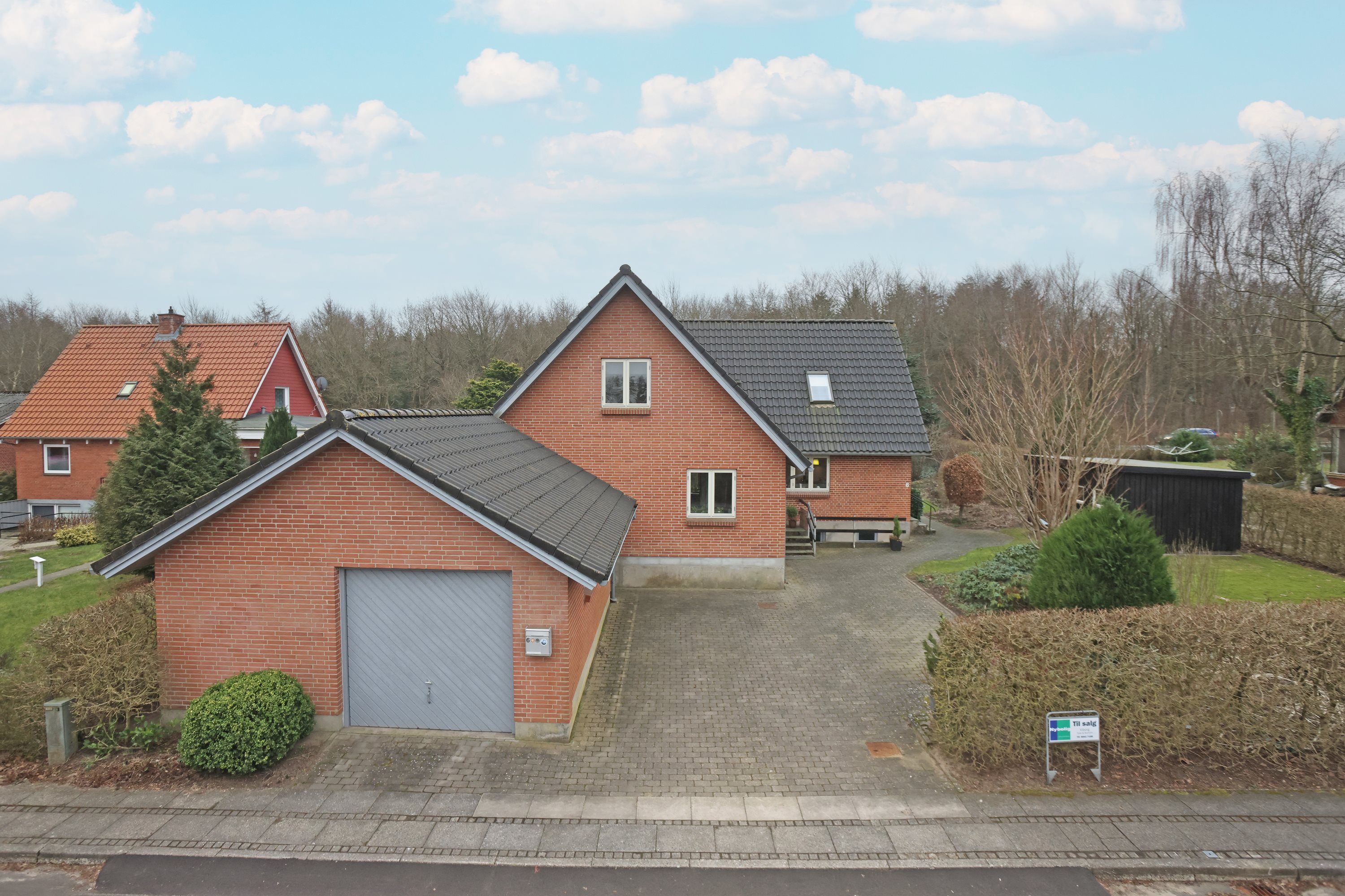 Fremhævet ejendommen billede i fuldskærmstilstand. Billede af Skovvænget 6, Sjørup, 8800 Viborg