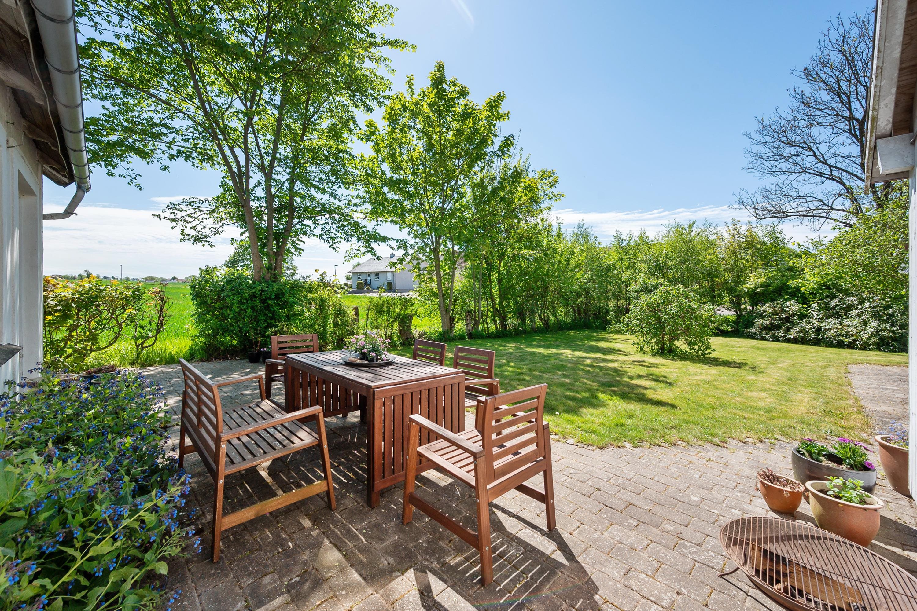 Fremhævet terrasse billede i fuldskærmstilstand. Billede af Sejersgade 11, Vium, 8620 Kjellerup