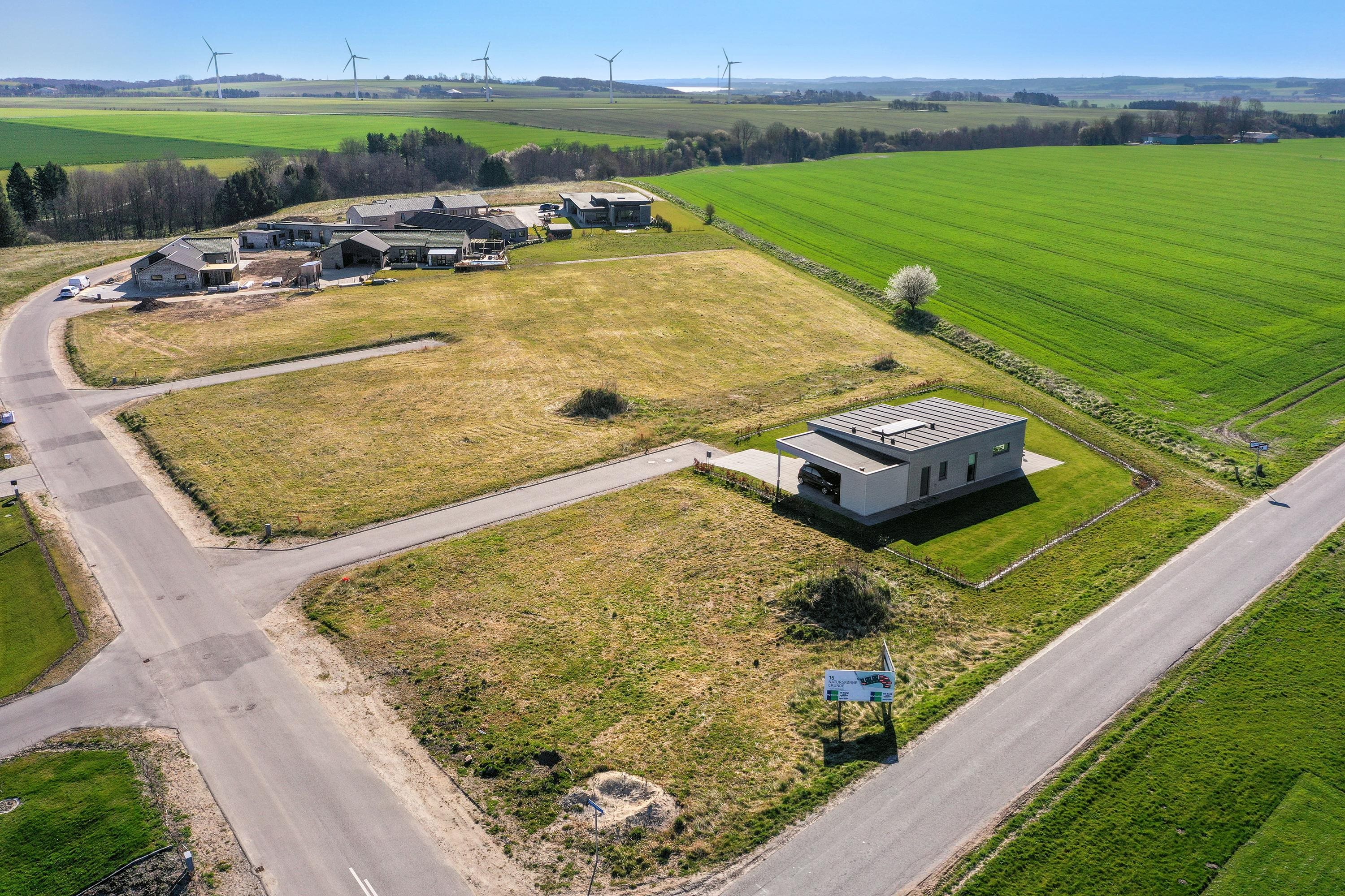 Miniaturebillede 1: luftfoto. Billede af Bækengen 18, Harridslev, 8930 Randers NØ