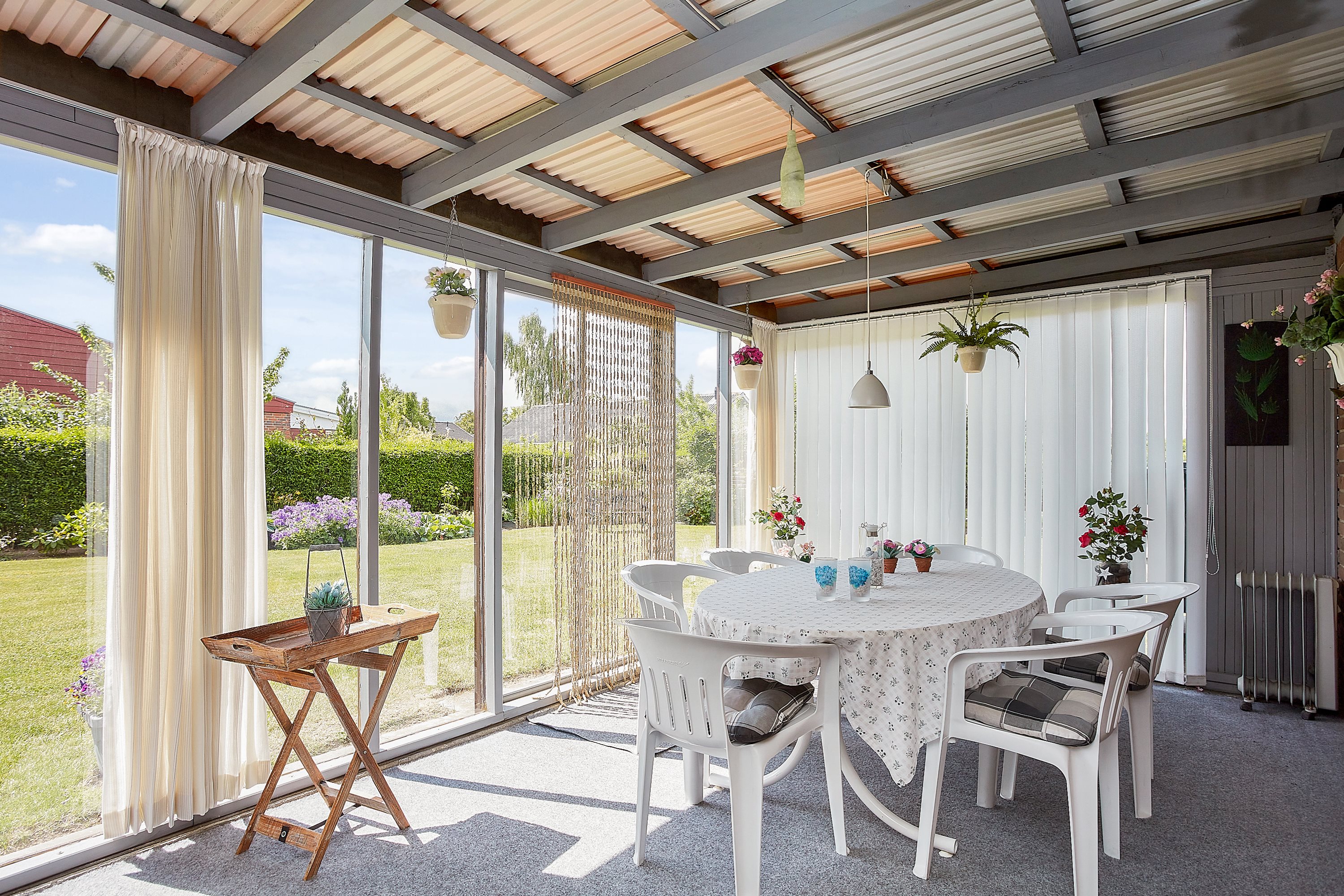 Fremhævet udestue billede i fuldskærmstilstand. Billede af Ligustervænget 7, 7130 Juelsminde