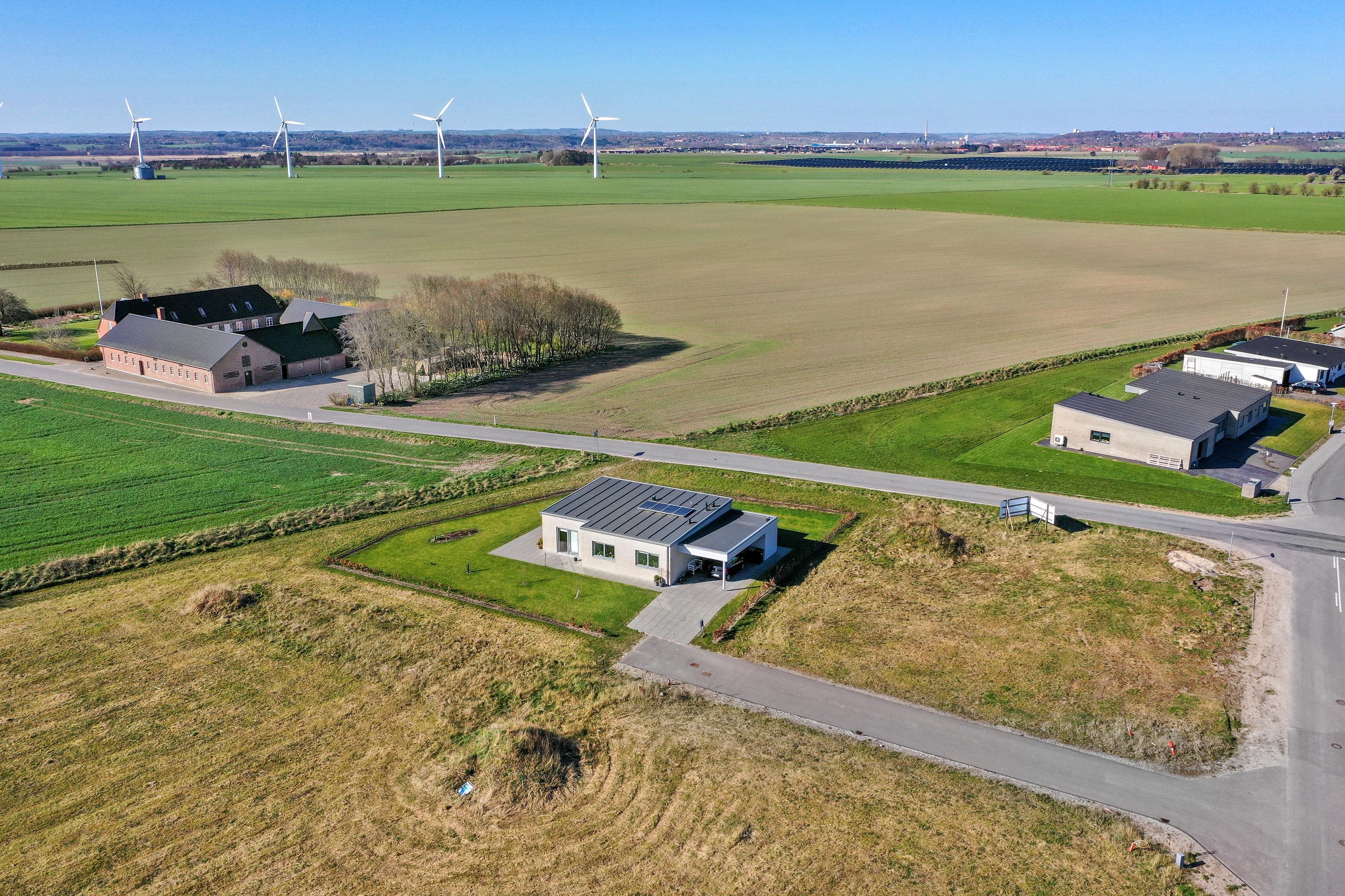 Miniaturebillede 2: luftfoto. Billede af Bækengen 10, Harridslev, 8930 Randers NØ