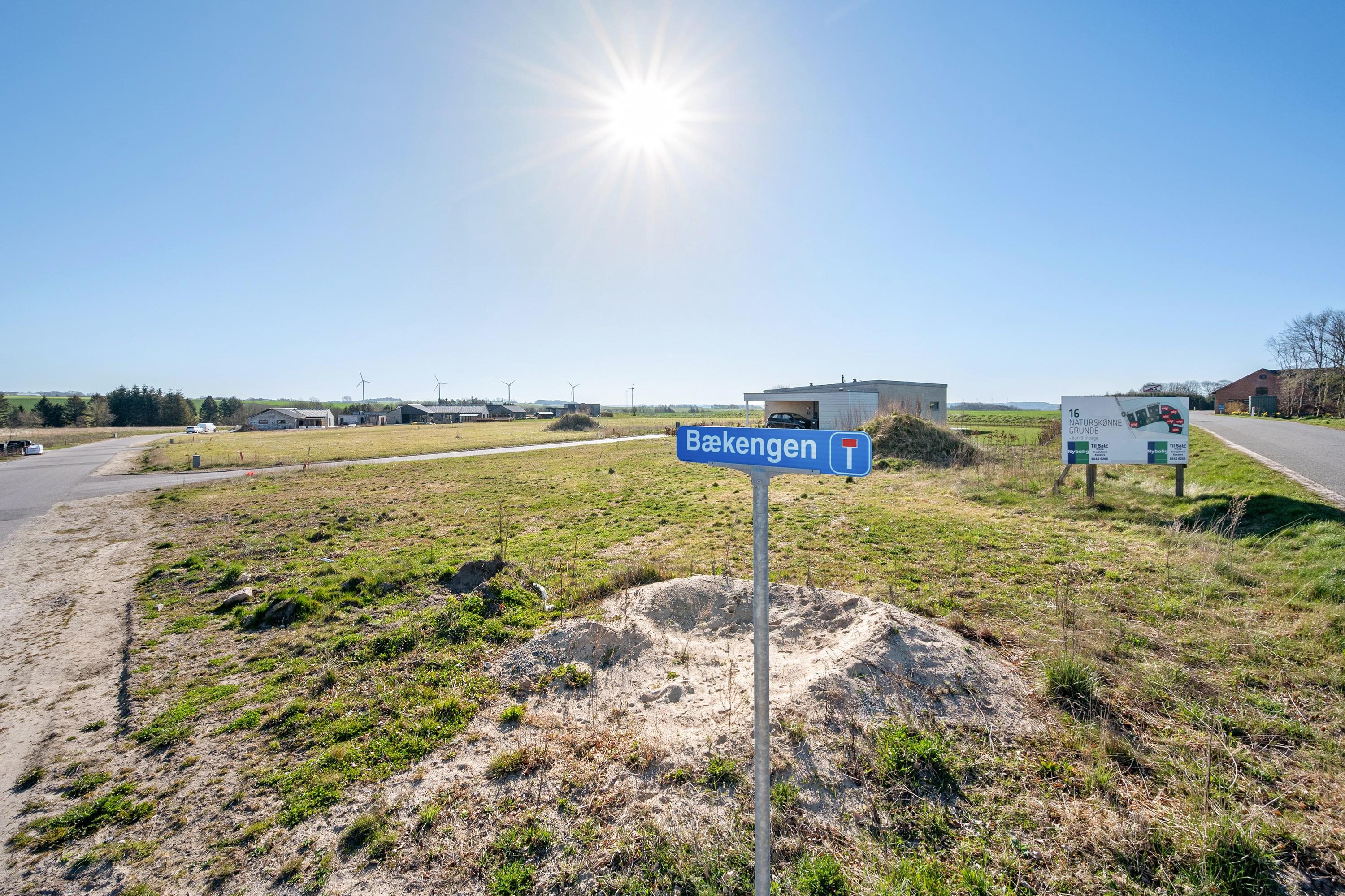 Fremhævet grund billede i fuldskærmstilstand. Billede af Bækengen 10, Harridslev, 8930 Randers NØ