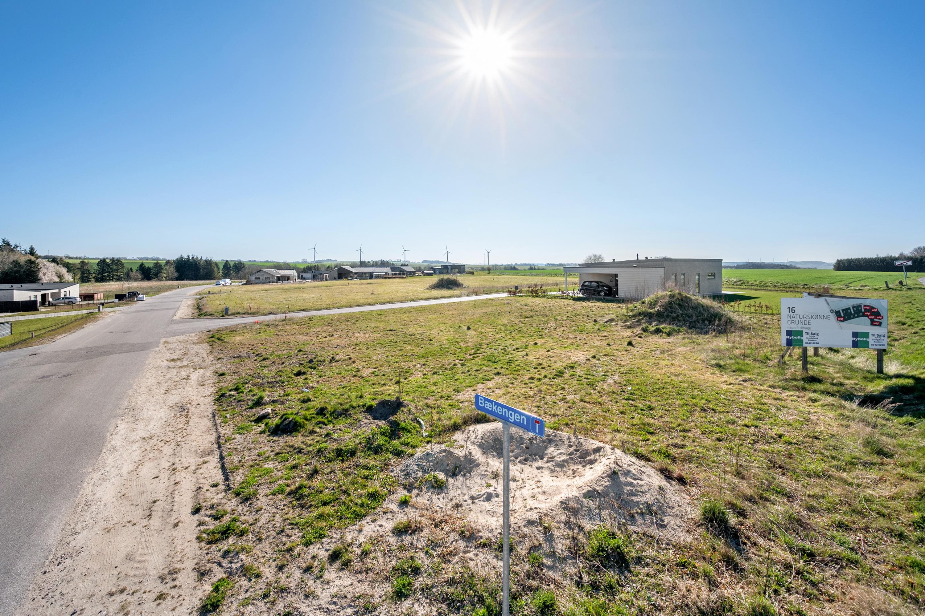 Fremhævet grund billede i fuldskærmstilstand. Billede af Bækengen 10, Harridslev, 8930 Randers NØ