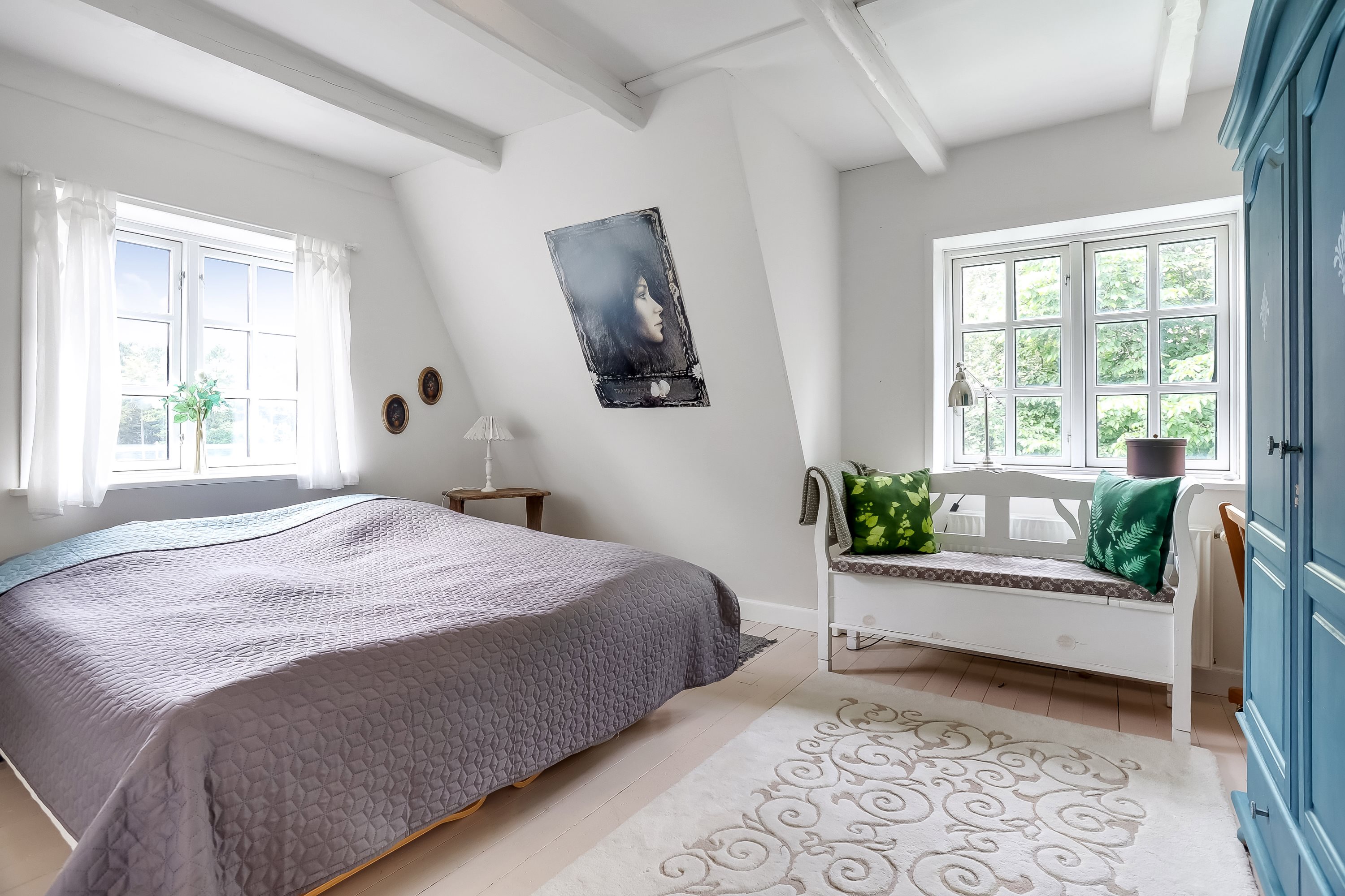 Fremhævet soveværelse billede i fuldskærmstilstand. Billede af Høgildvej 40, Høgild, 7470 Karup J