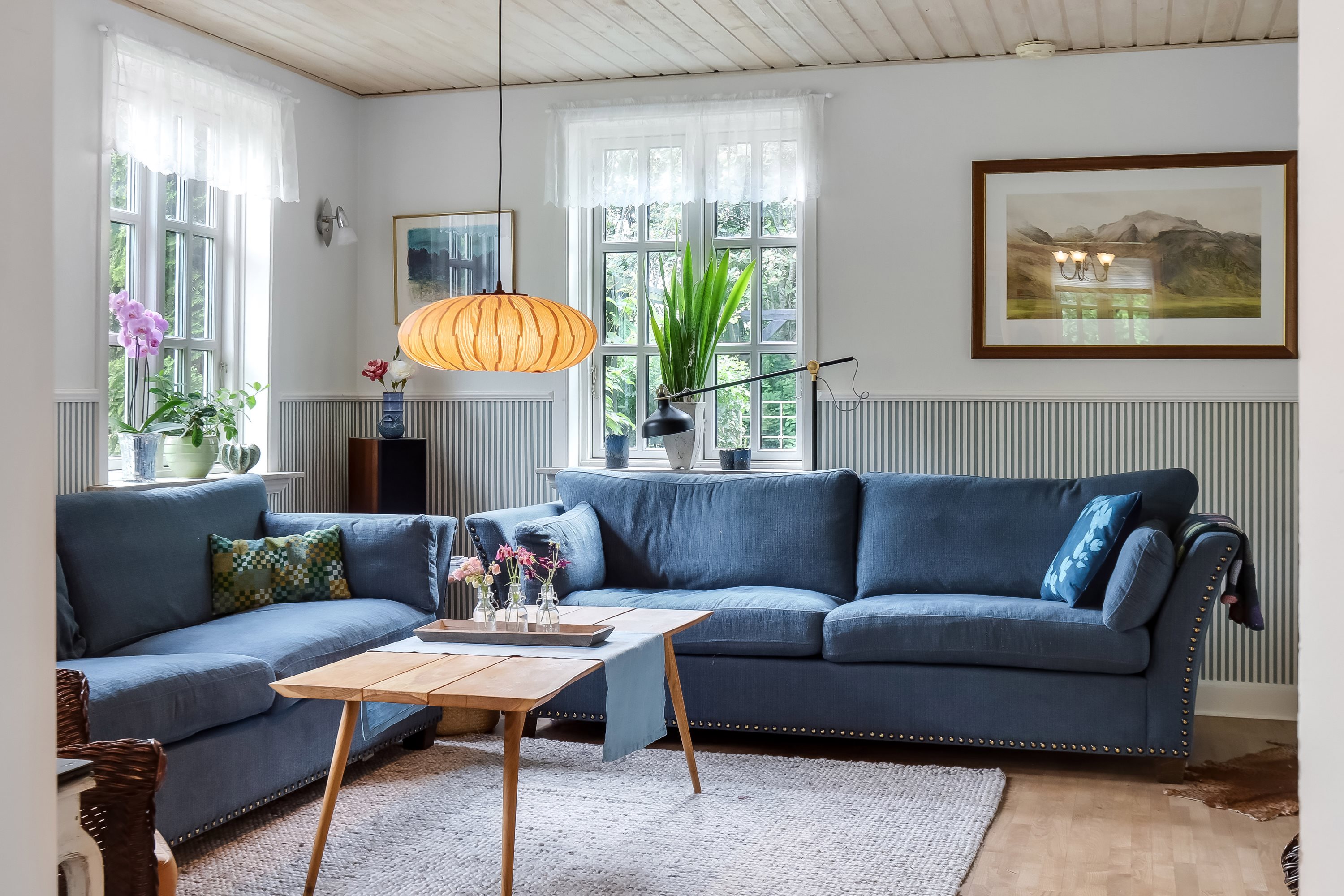 Fremhævet stue billede i fuldskærmstilstand. Billede af Høgildvej 40, Høgild, 7470 Karup J