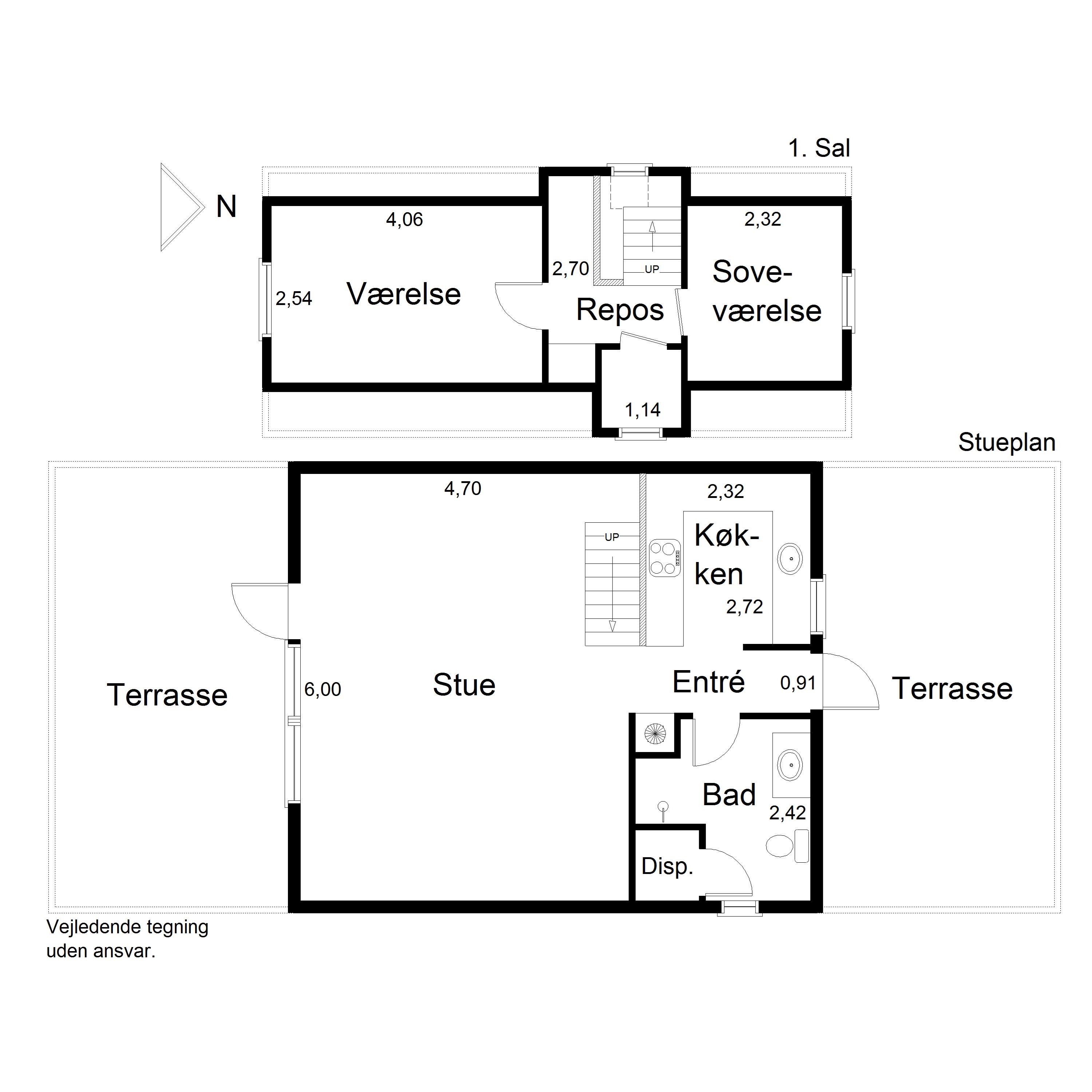 Plantegninger billede af Golfsvinget 250, Gatten, 9640 Farsø